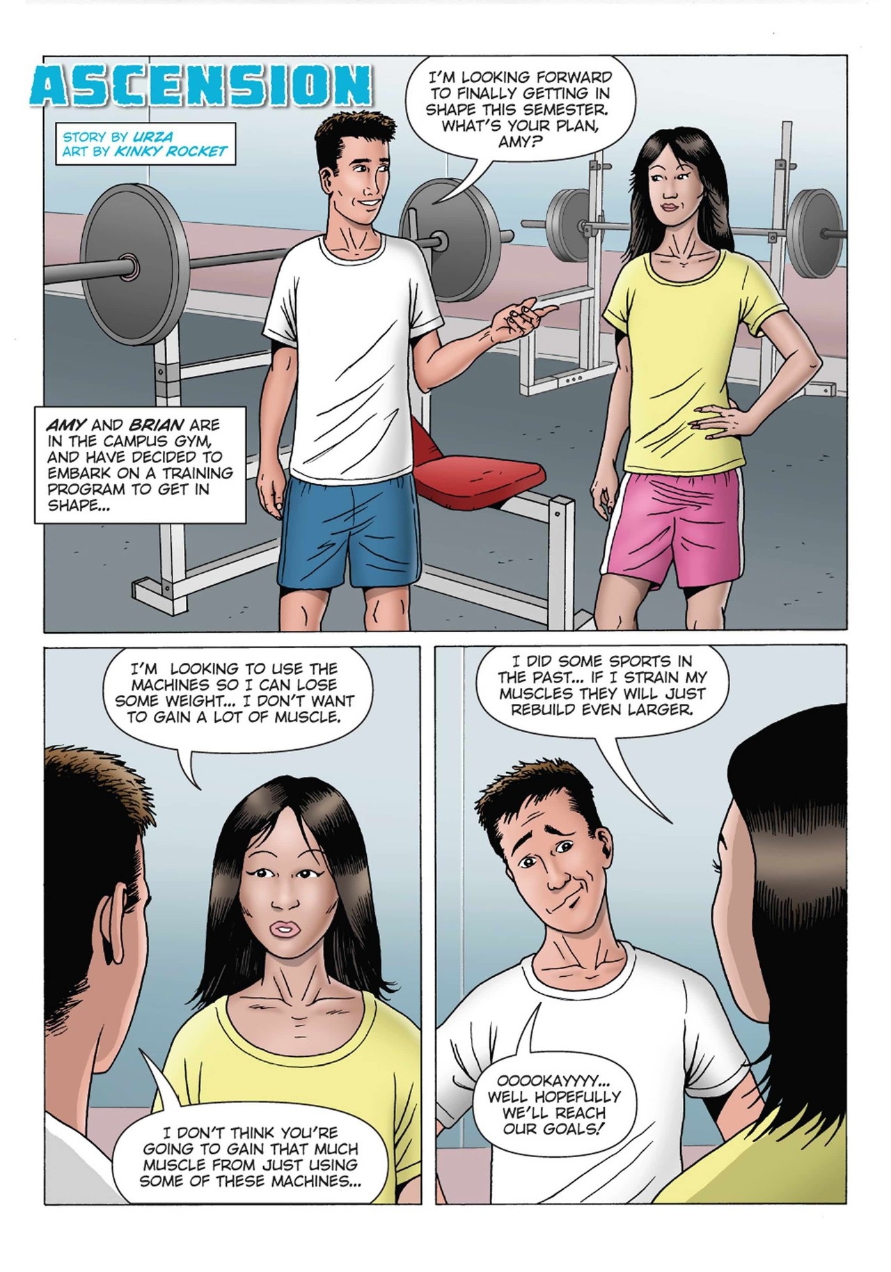 Female Muscle Frenzy! 1 page 3 full