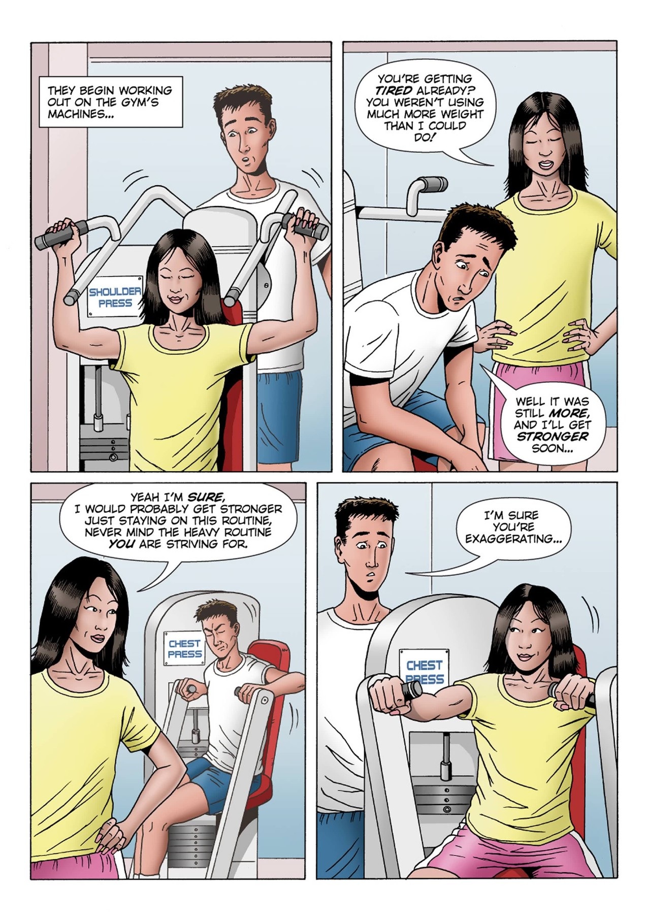 Female Muscle Frenzy! 1 page 5 full