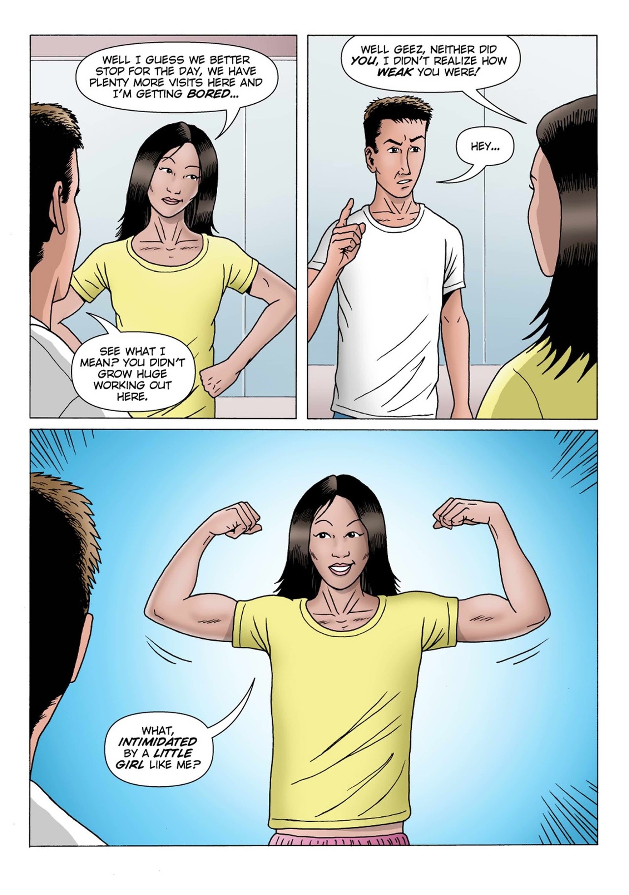 Female Muscle Frenzy! 1 page 6 full