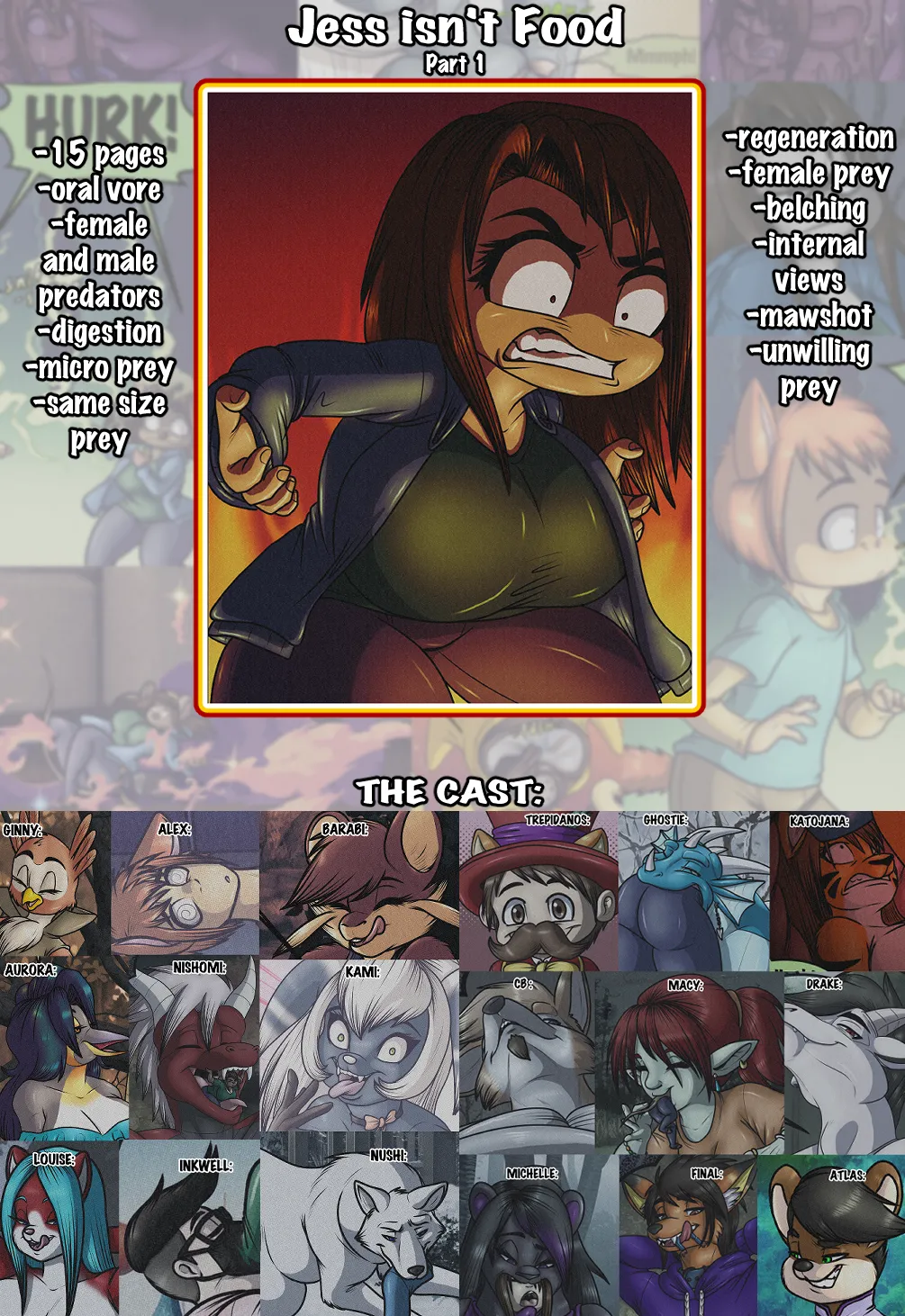 Jess isn't Food: Part 1, Part 2 &amp; Part 3 page 1 full
