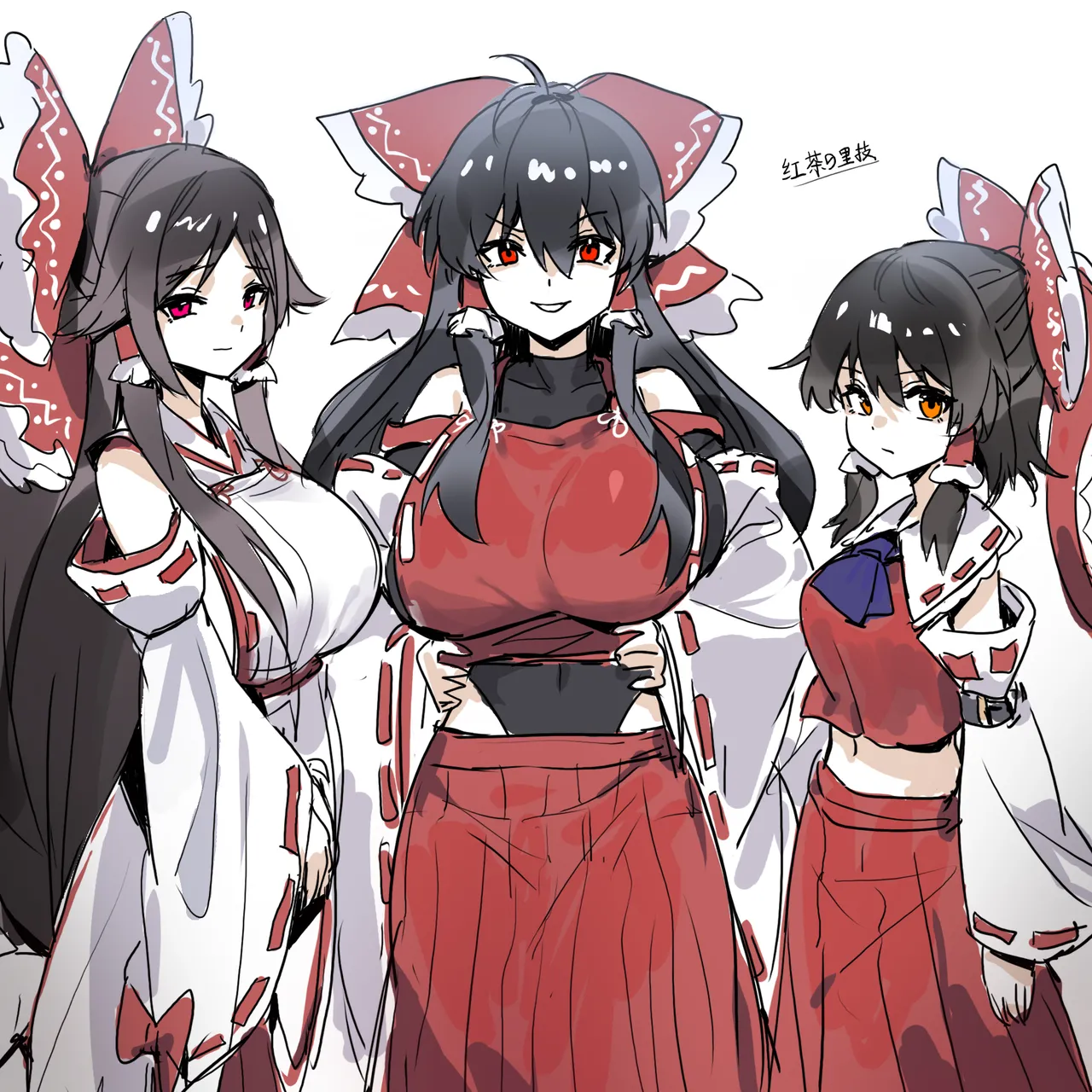 【红茶の里技】巫女们 page 1 full