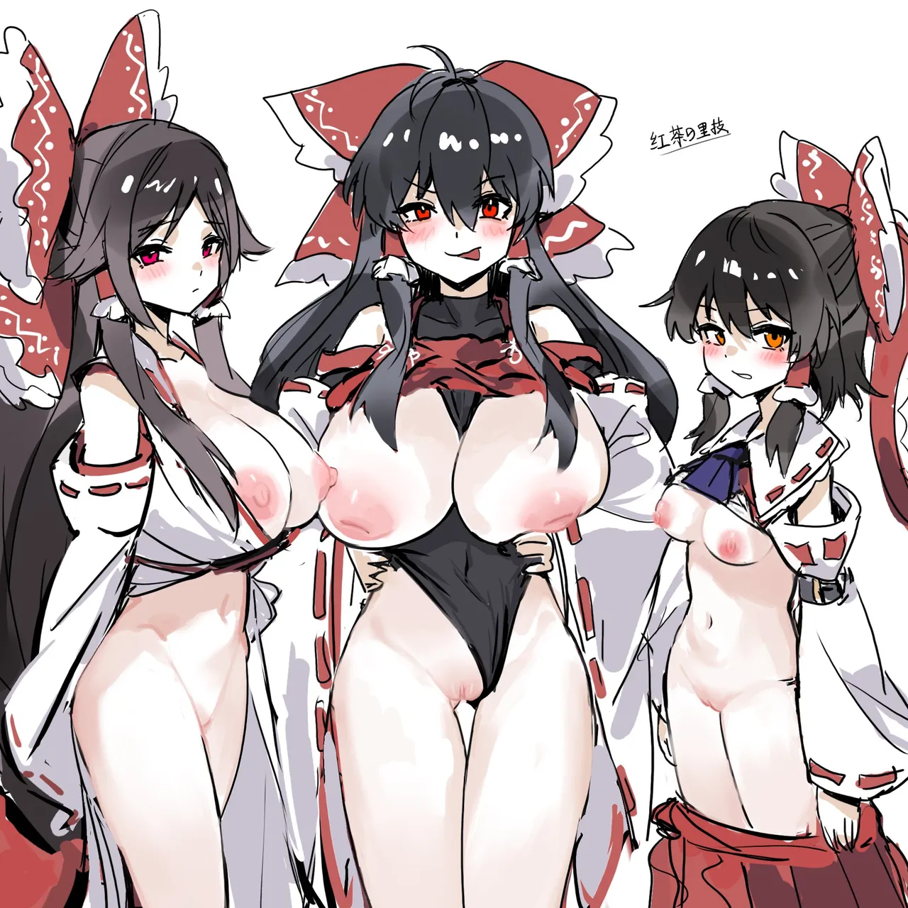 【红茶の里技】巫女们 page 3 full