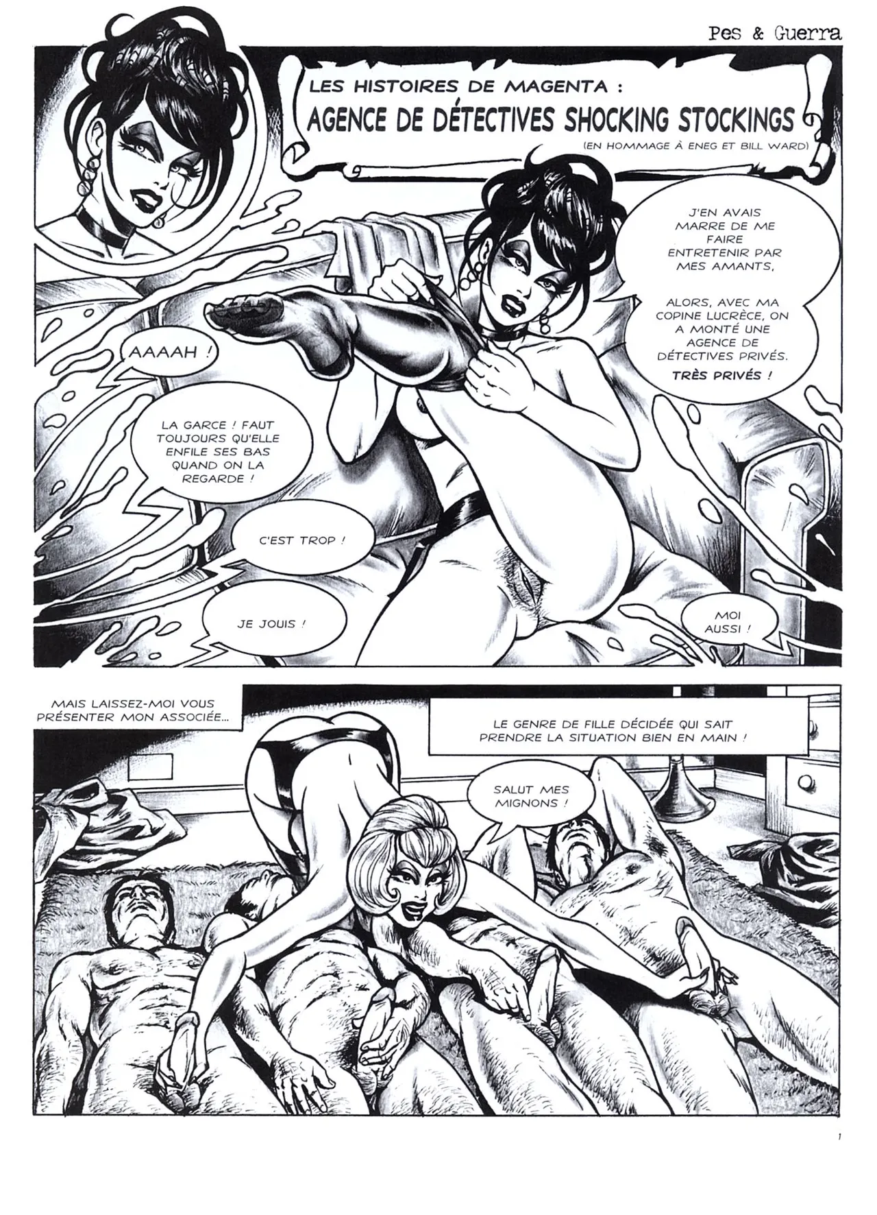 Nik Guerra &amp; Celestino Pes - Les Histoires de Magenta #03 : Agence de détetives Shocking Stockings page 2 full