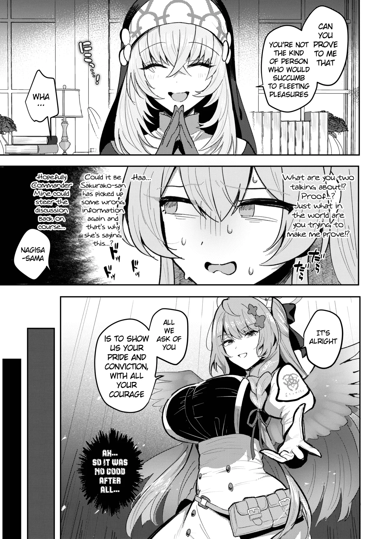 Futanari Tea Party Dosukebe Tougijou Nagisa VS Sisterhood + Kyuugo Kishidan page 4 full
