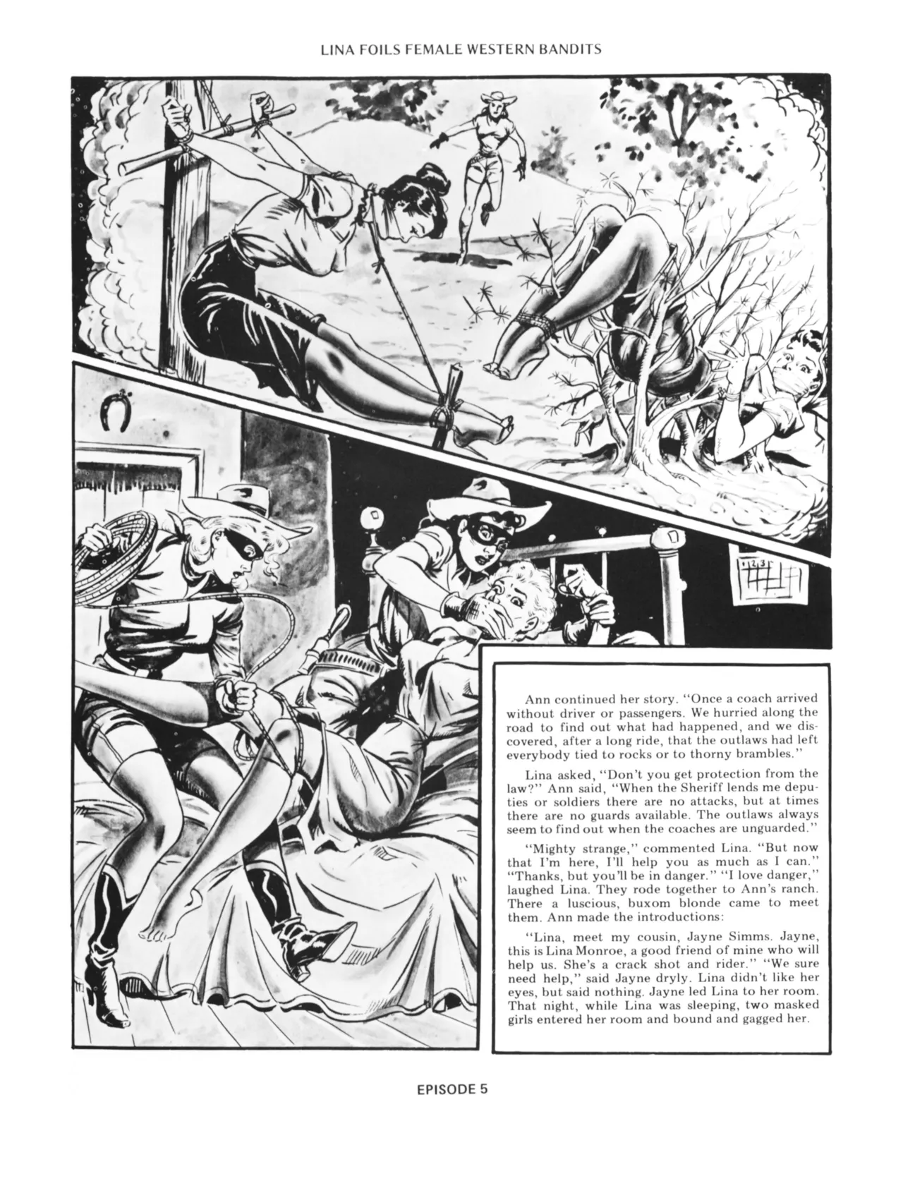Adolfo Ruiz - Lina Foils Female Western Bandits page 9 full