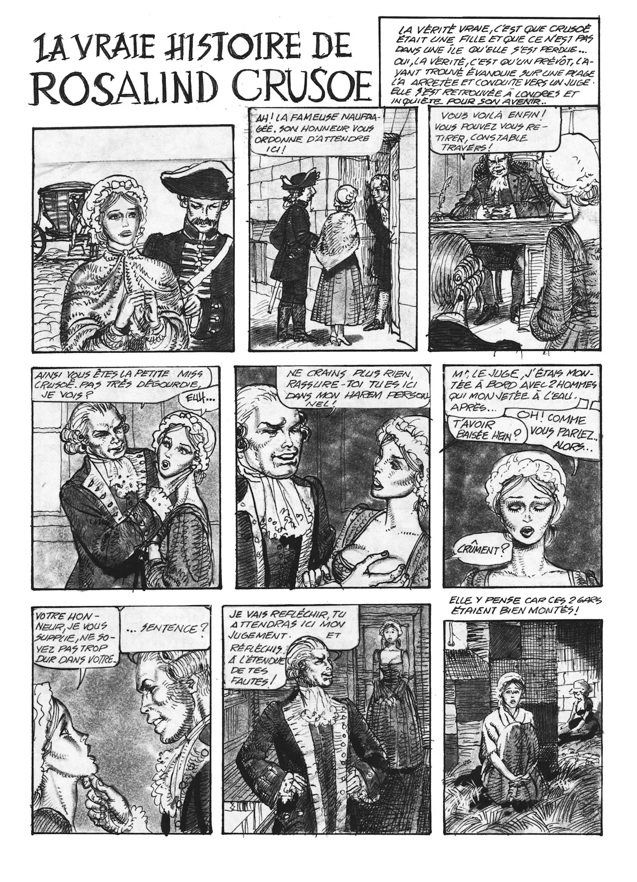 Erich von Götha  - La vrai histoire de Rosalind Crusoe page 2 full