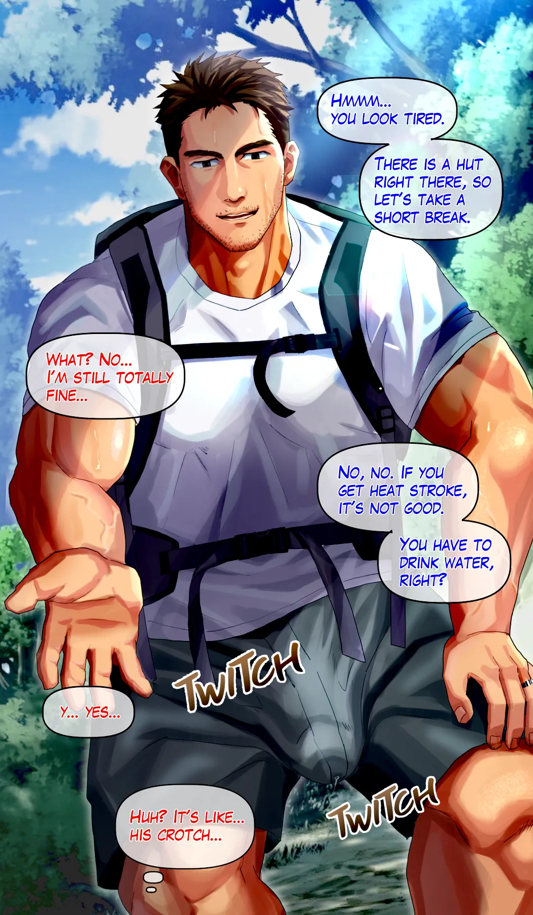 友達の変態お〇さんと山小屋で水分補給 page 10 full