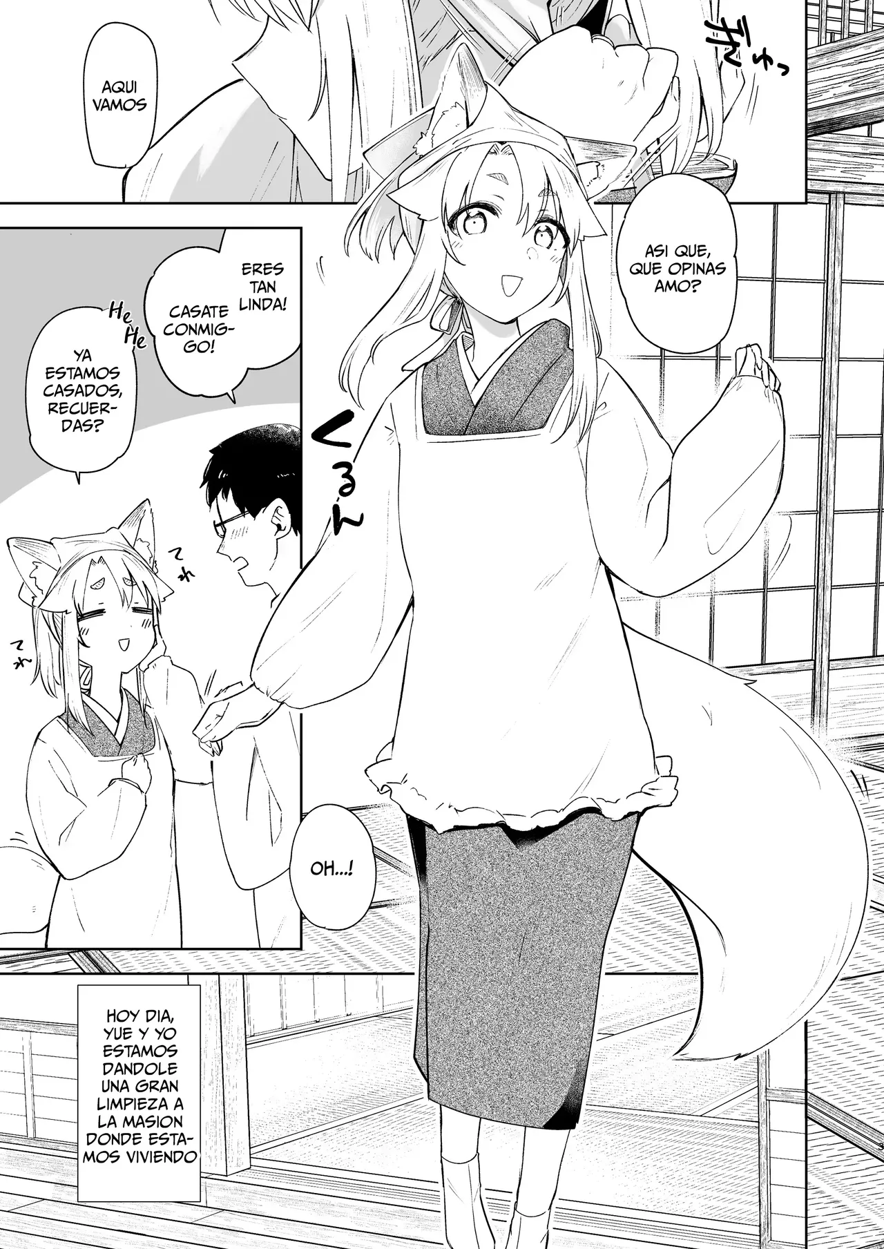 Komagitsune no Yue San｜Yue, La Kitsune Guardiana 3 page 2 full