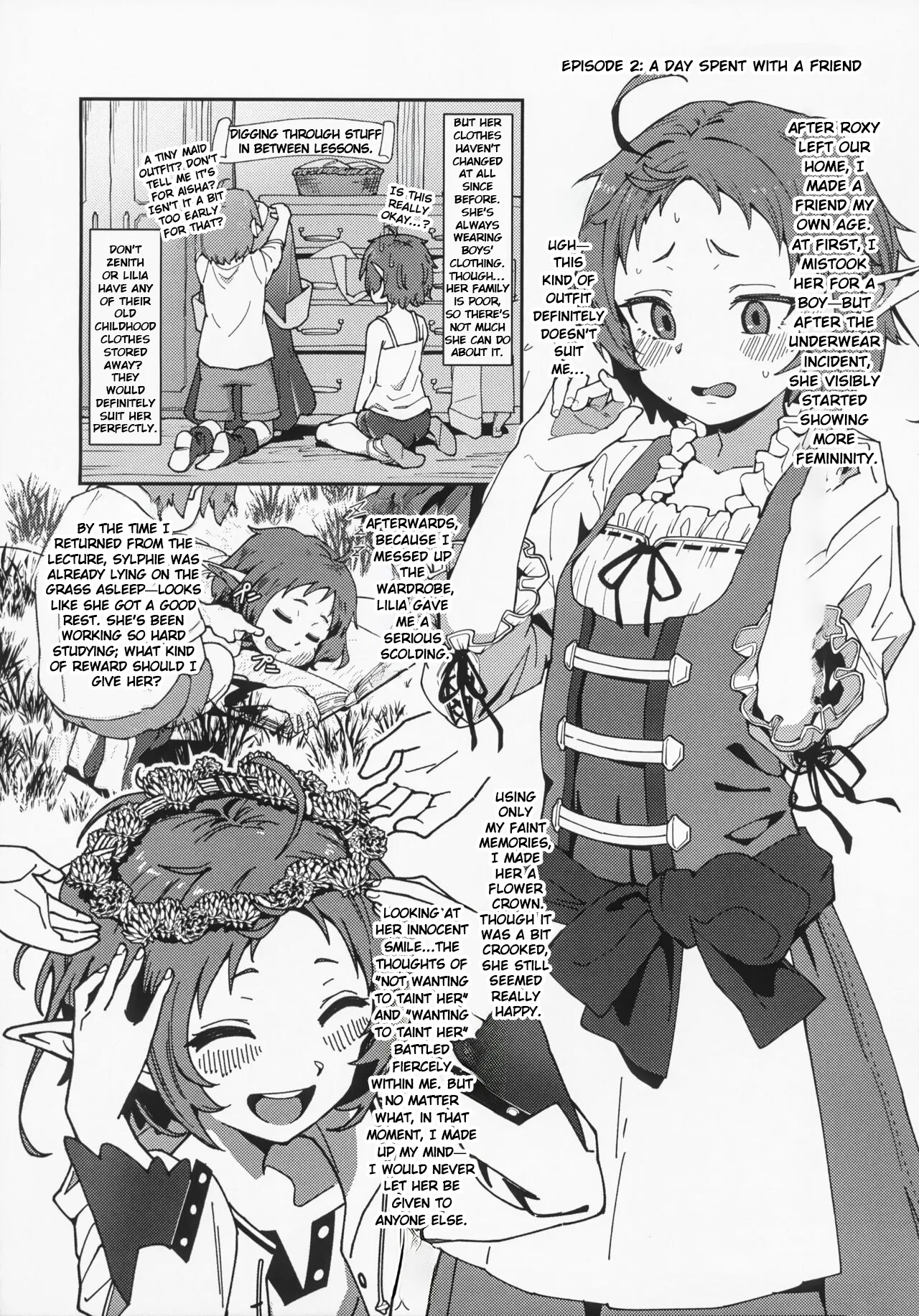 Heroine Minna to Soku H Shichau Hon Mushoku Tensei Hen- page 8 full