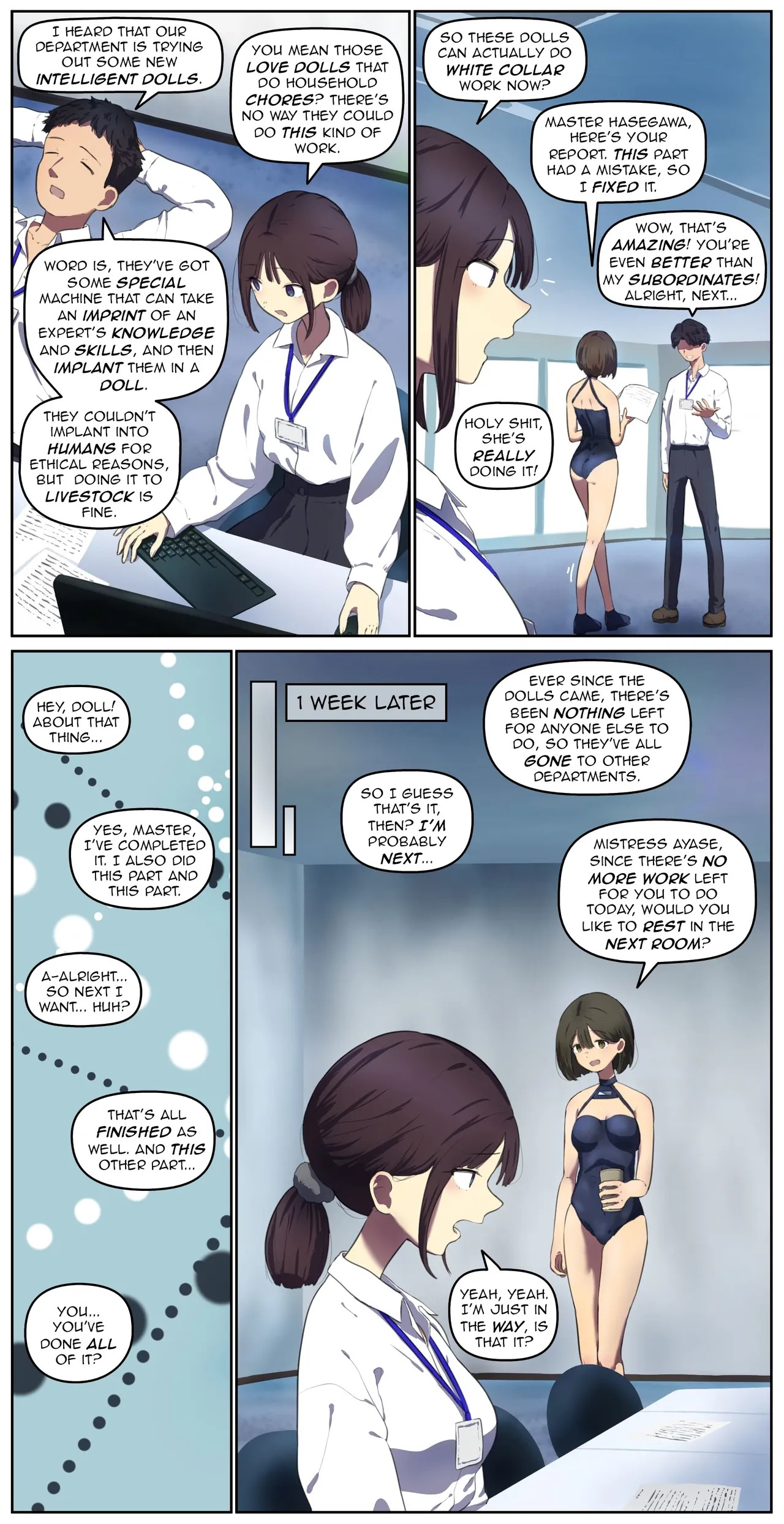 A company testing intelligent human livestock page 1 full