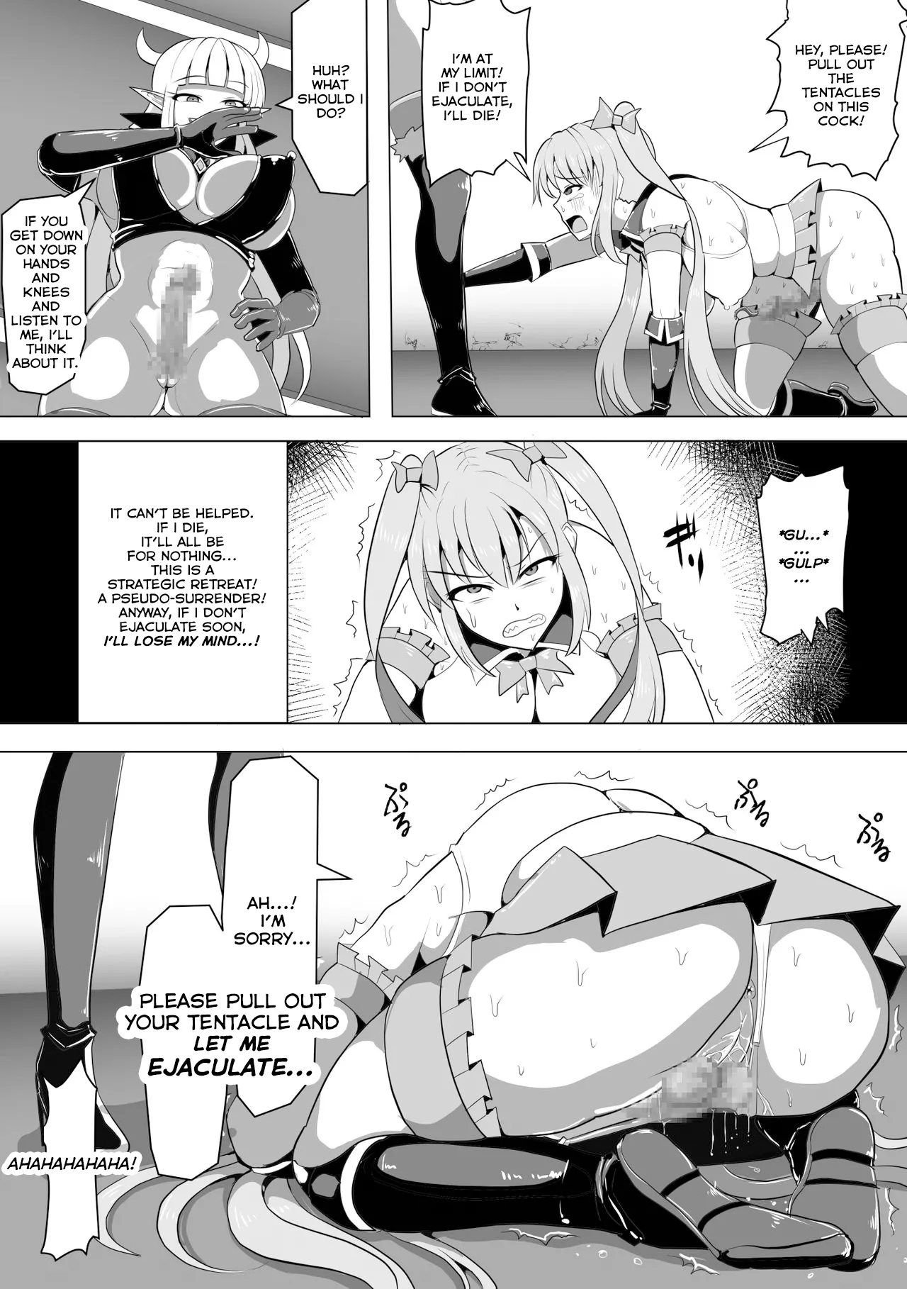 Mahou Shoujo Magical Peach &amp; Blue ~Futanari Shasei Jigoku~ page 10 full