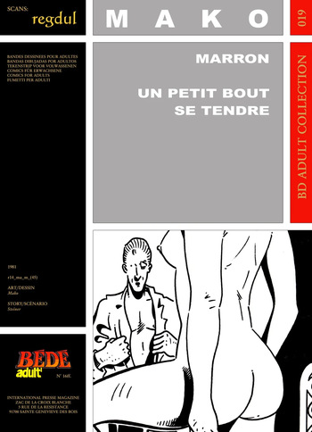 Mako  &amp; Stëiner - Marron : Un petit bout se tendre cover