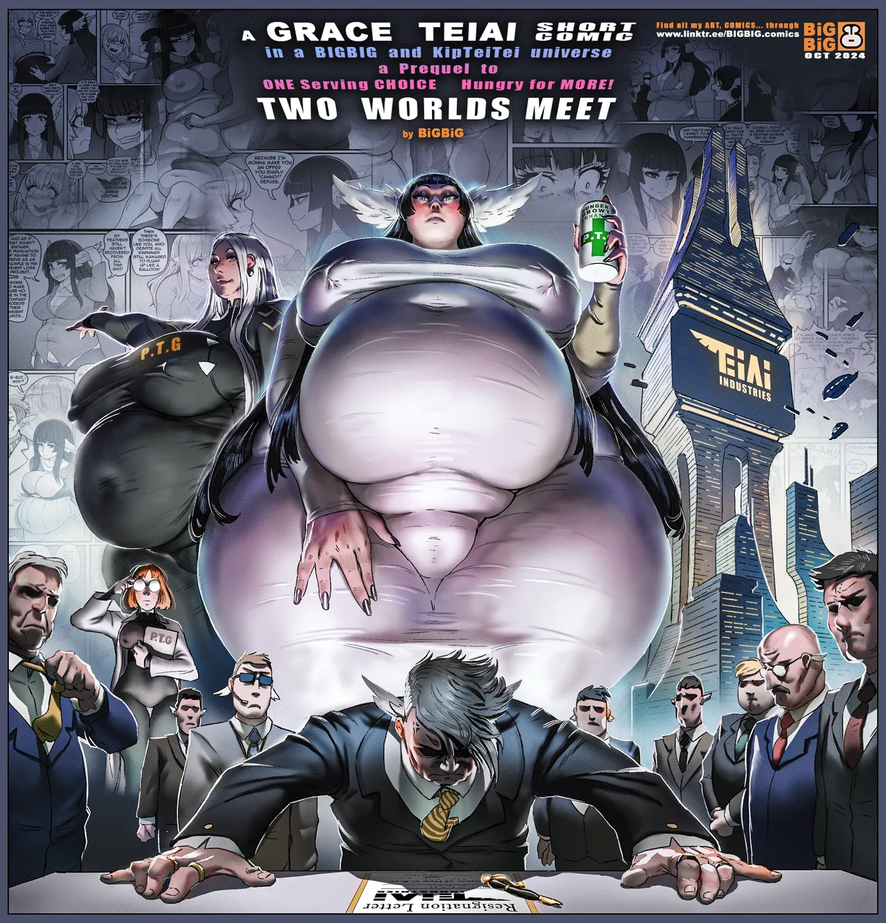 TWO WOLRDS MEET page 1 full