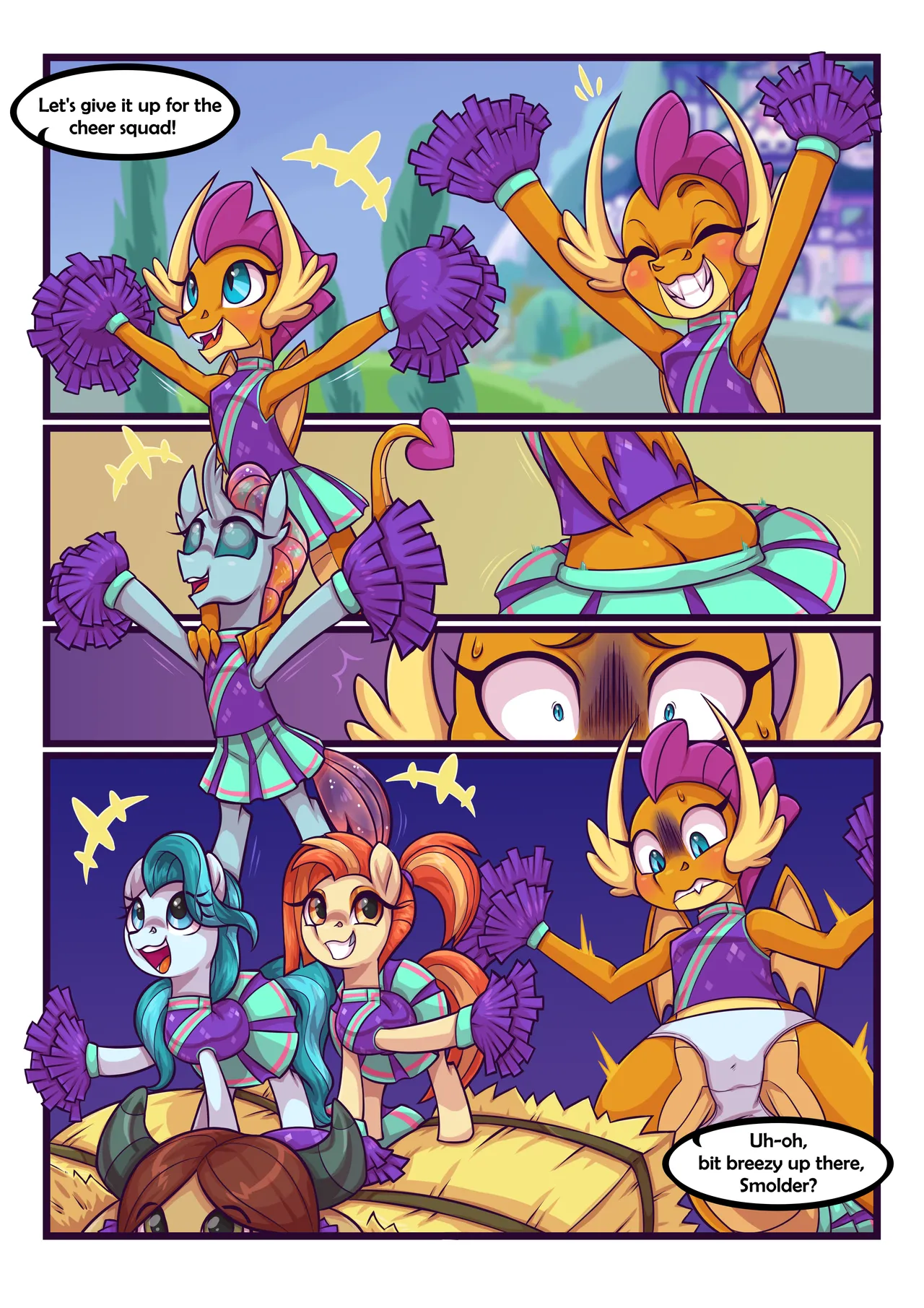 Smolder's Cheerleading Initiation page 1 full