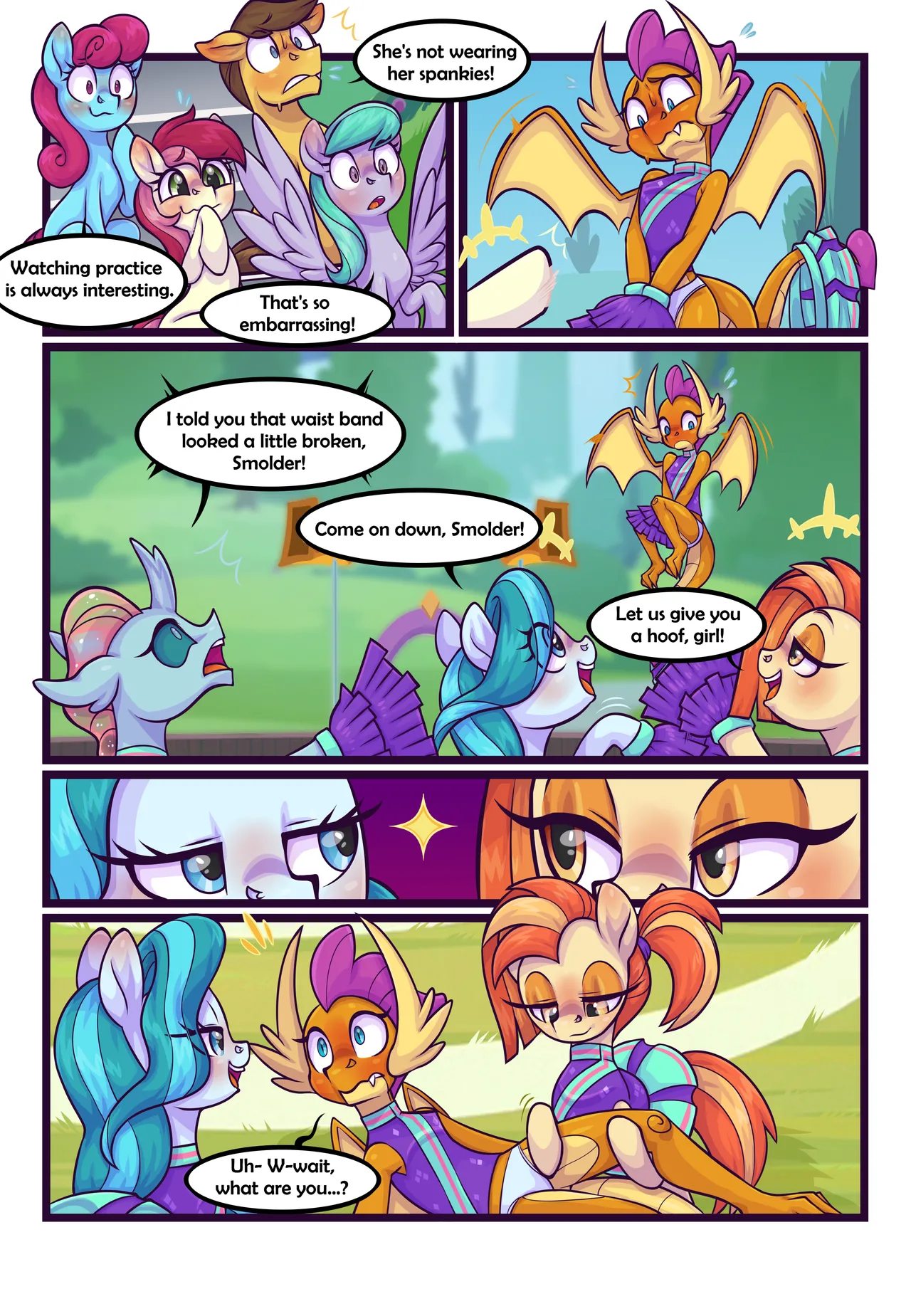 Smolder's Cheerleading Initiation page 2 full