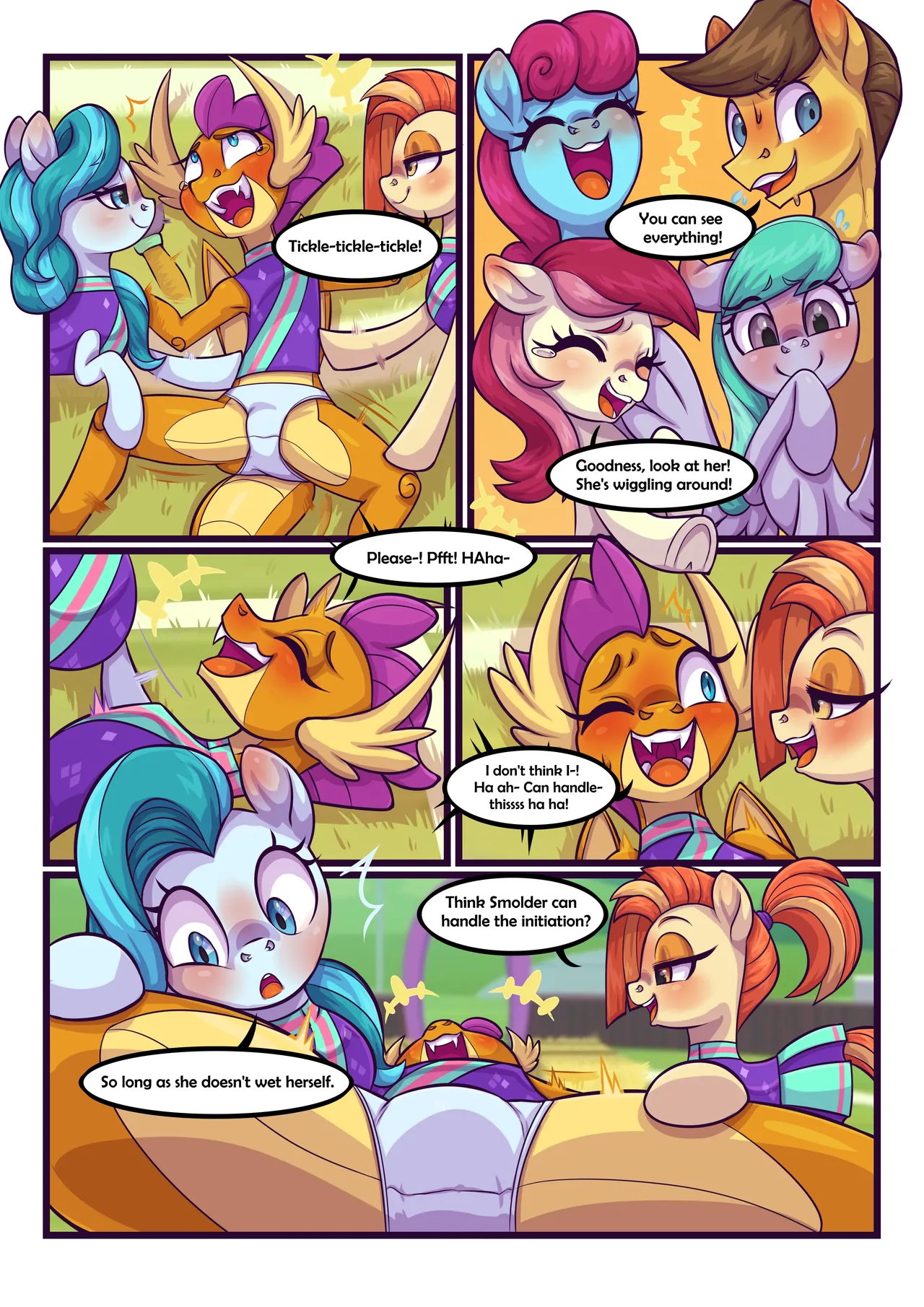 Smolder's Cheerleading Initiation page 3 full