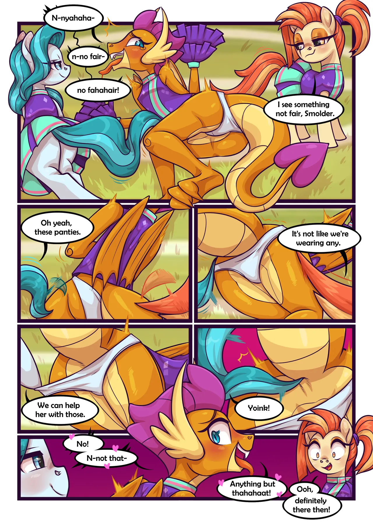 Smolder's Cheerleading Initiation page 5 full