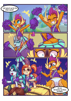 [Moonseeker (SketchySkylar)] Smolder's Cheerleading Initiation