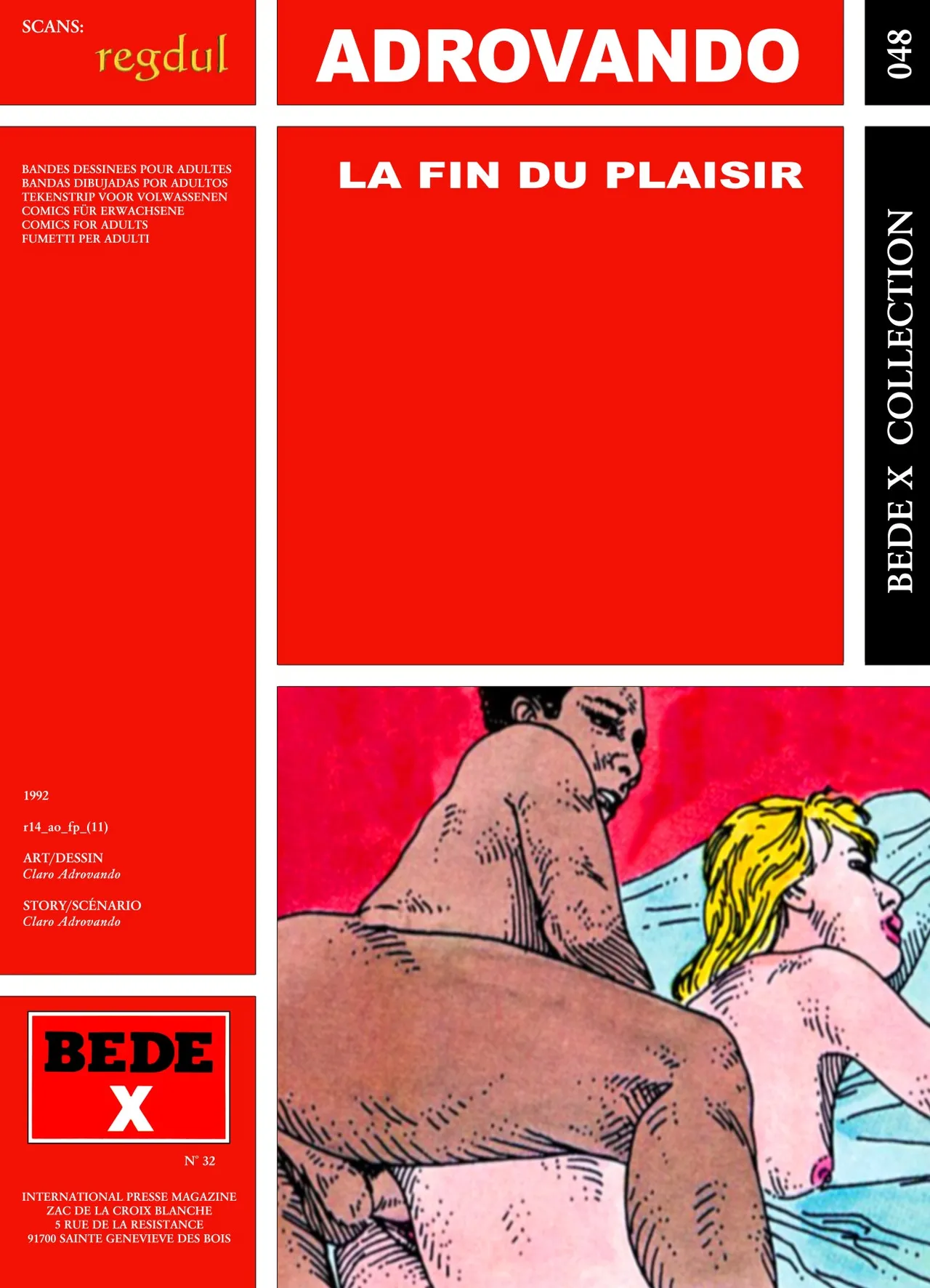 Claro Adrovando - La fin du plaisir page 1 full