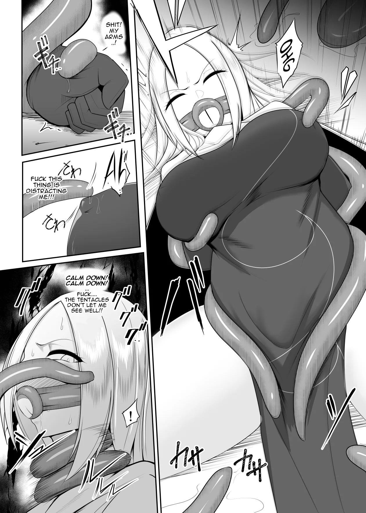 Shokushu Kisei Nasusubenaku Kuppuku Saserreru Onna Majutsushi | Tentacle Parasite - A female sorceress is helplessly subjugated page 8 full
