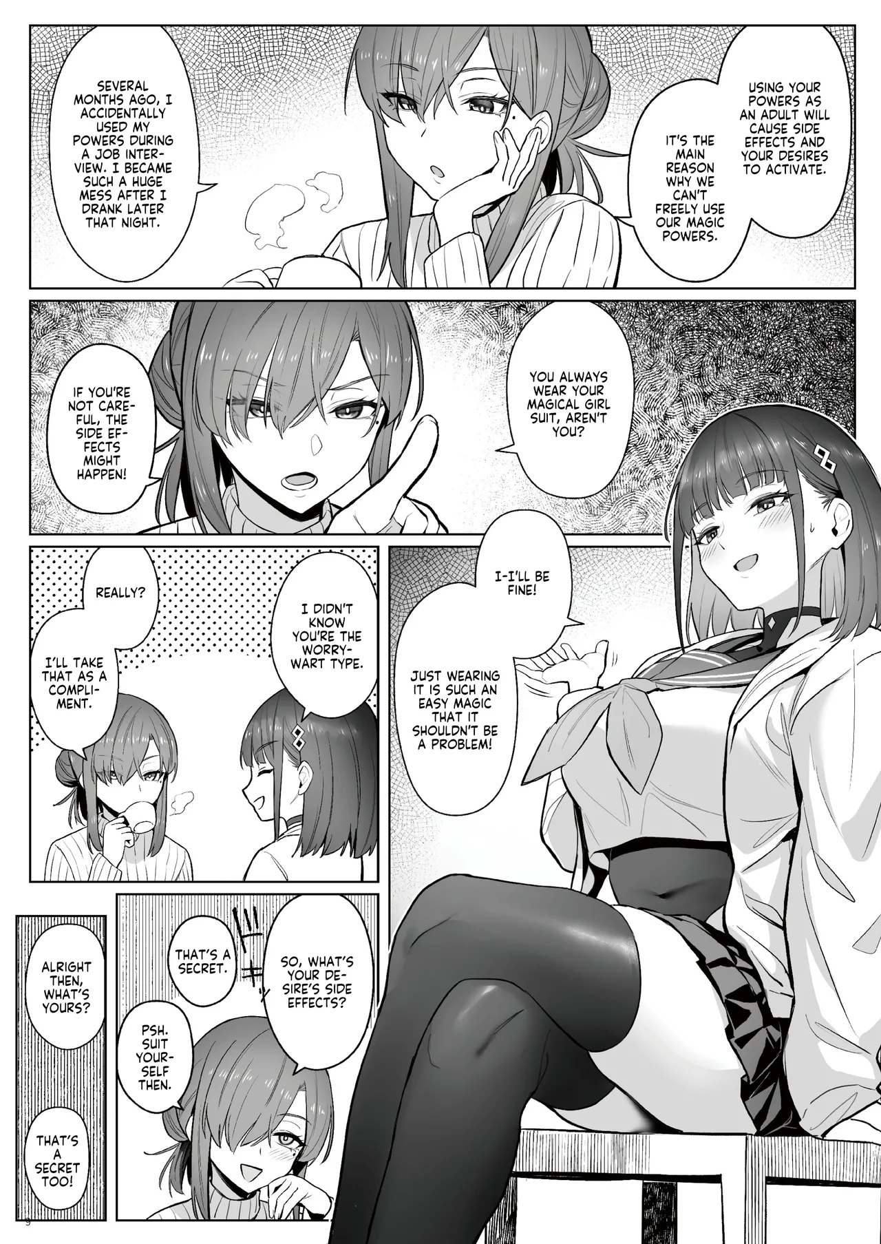 Moto Mahou Shoujo no Shigoto Hanashi Ao Zenjitsutan | Former Magical Girl Blue's Work: The Prequel page 8 full