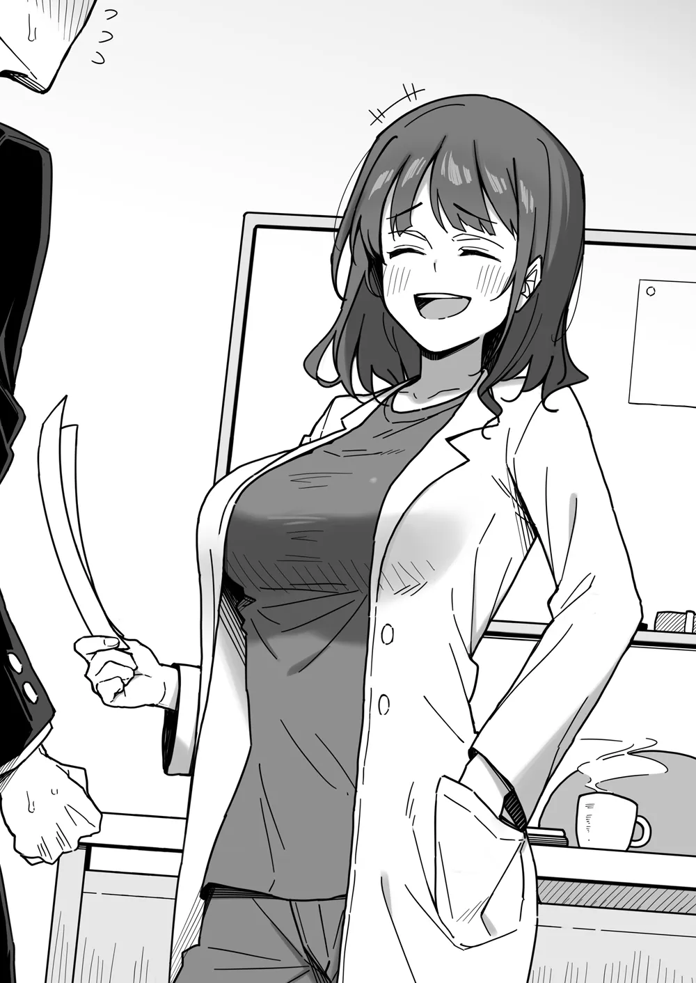 自分を推してくれている生徒達のことなんかぜーーんぶ忘れて、オスパワーの強い運動部の長身イケメン顧問に毎日保健室で猿みたいな性欲ぶつけられてる保健室の先生の絵です。 page 7 full