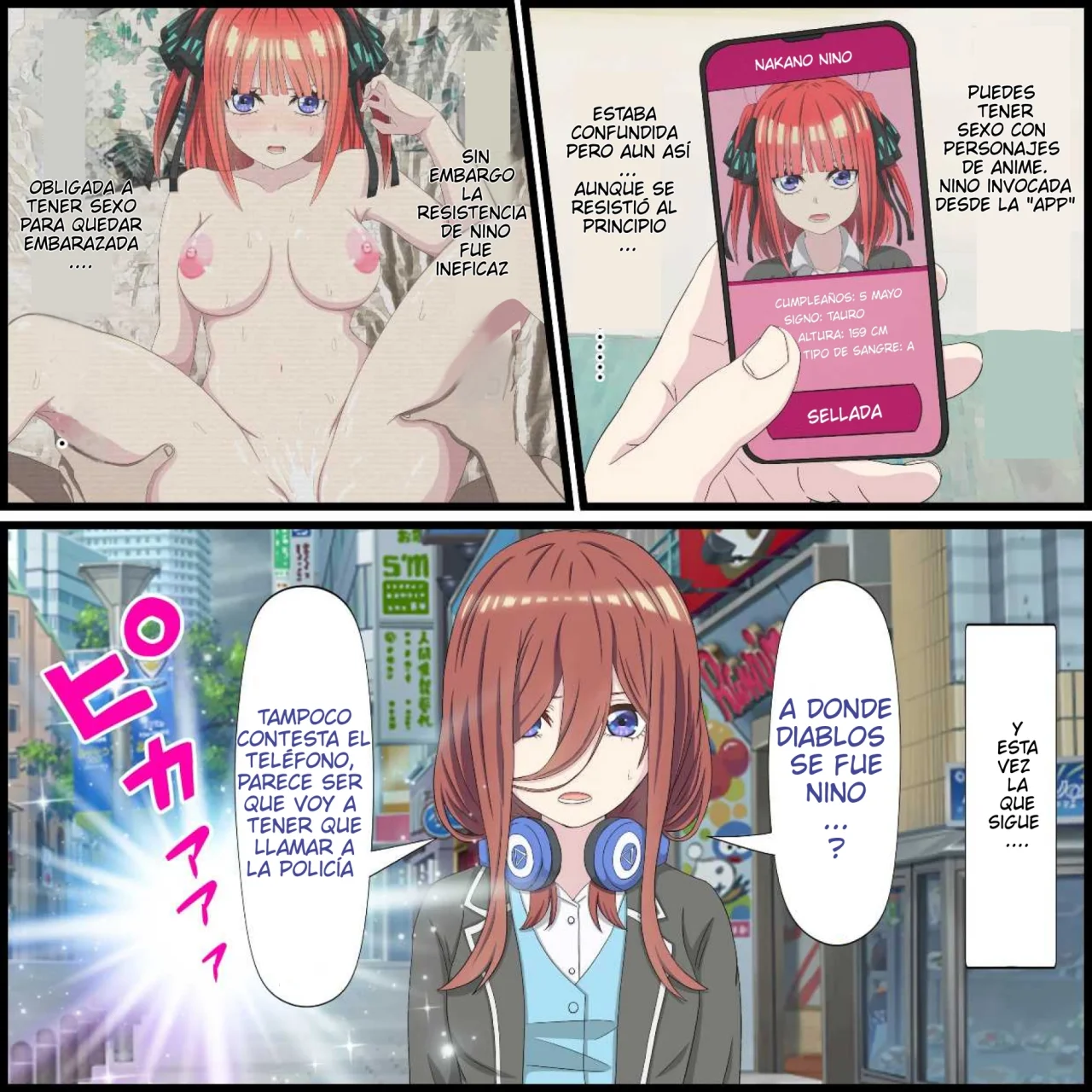 Anime Chara to Seckle Dekiru Appli ''Miku Hen''｜La App con la que Puedes Cogerte a Personajes de Anime ~El Caso de Miku~ page 1 full