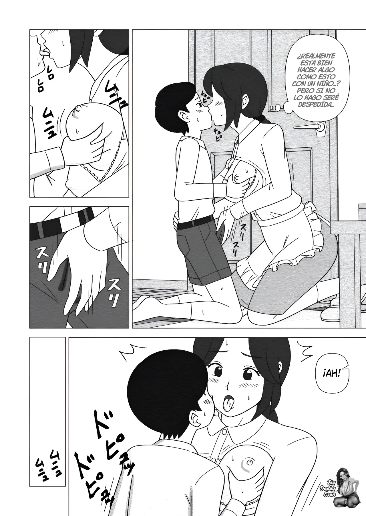 Obouchama no Seishori Dougu ni Sareta Boku no Haha｜Mi Madre Fue Usada Como Juguete Sexual Por Unos Chicos Ricos page 10 full