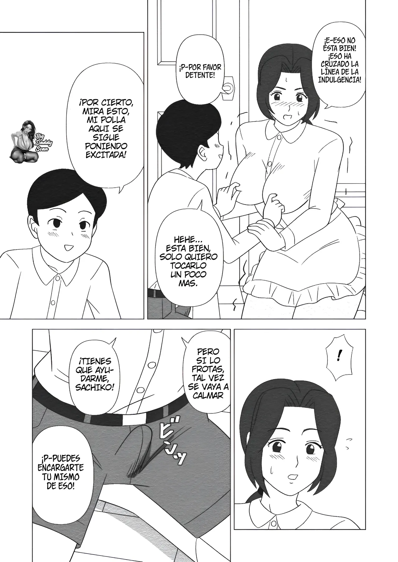 Obouchama no Seishori Dougu ni Sareta Boku no Haha｜Mi Madre Fue Usada Como Juguete Sexual Por Unos Chicos Ricos page 7 full