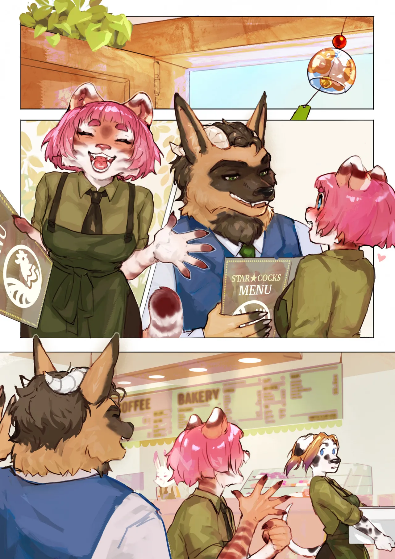Star Cocks Cafe page 1 full