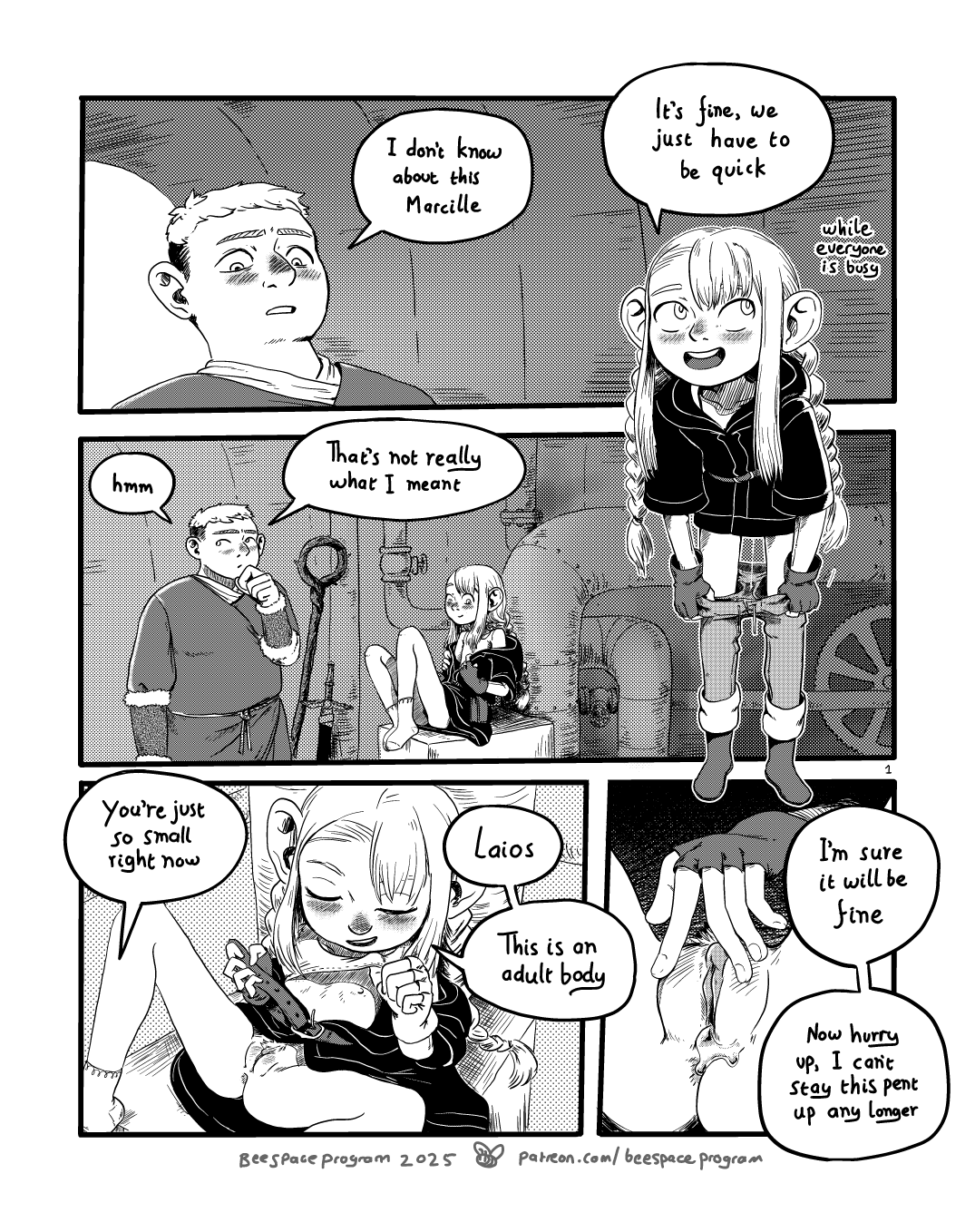 Dunmeshi Changeling Comic page 1 full