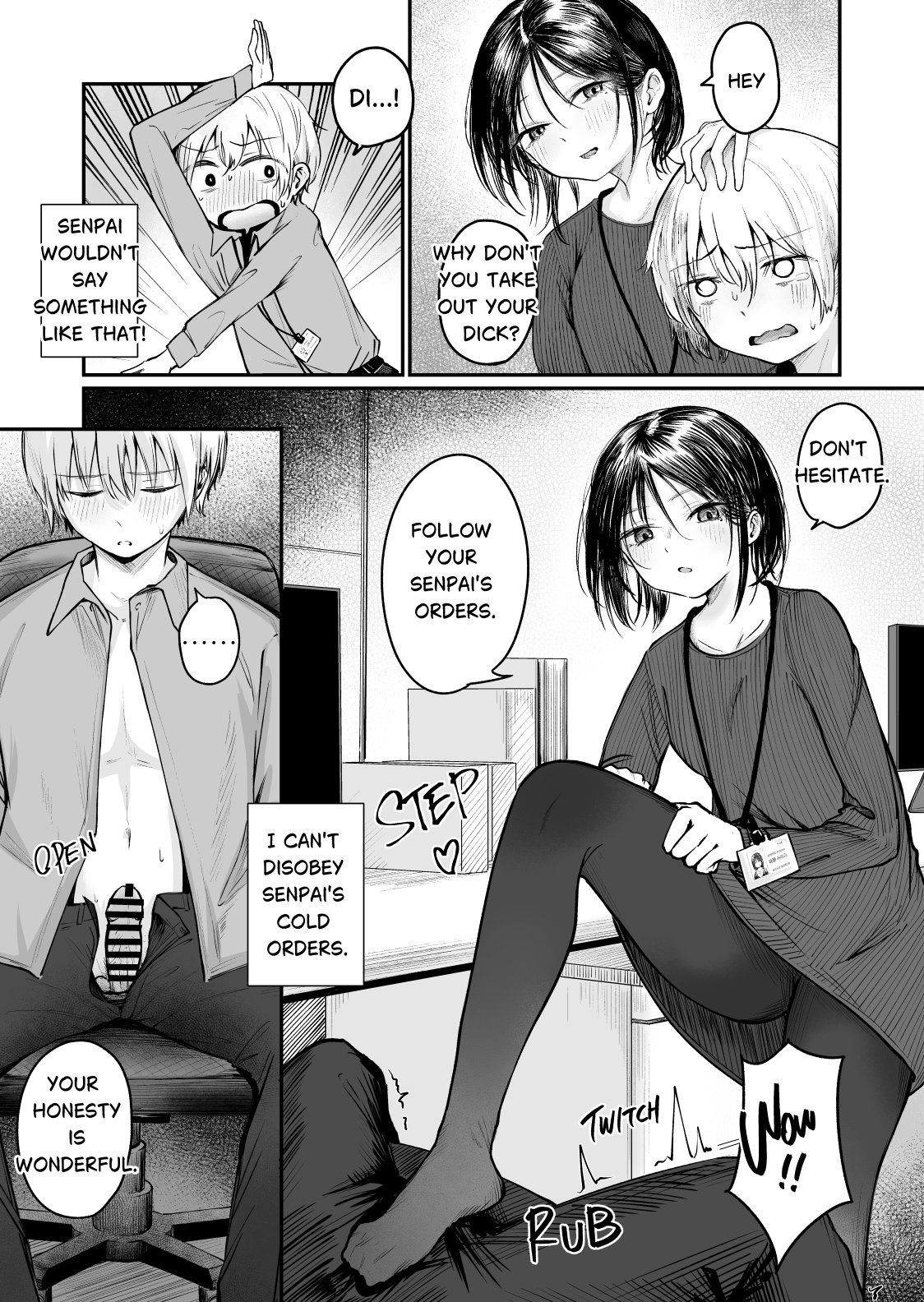 Senpai! I'm Not Your Dildo! Uck! page 8 full