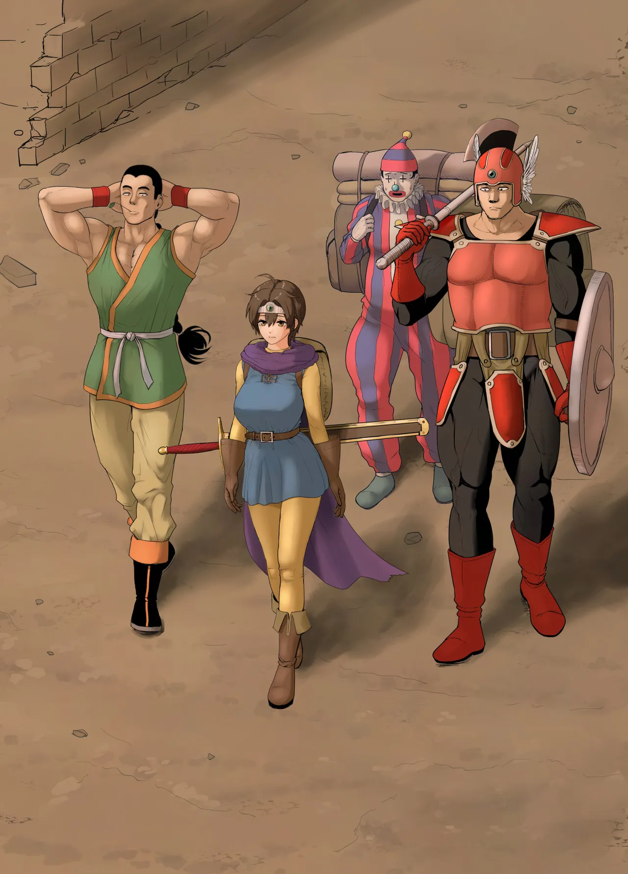 DQ Onna Yuusha Daily Sex ~Tabi no Nakama Kara Mainichi Nakadashi Saretemasu ~ page 7 full