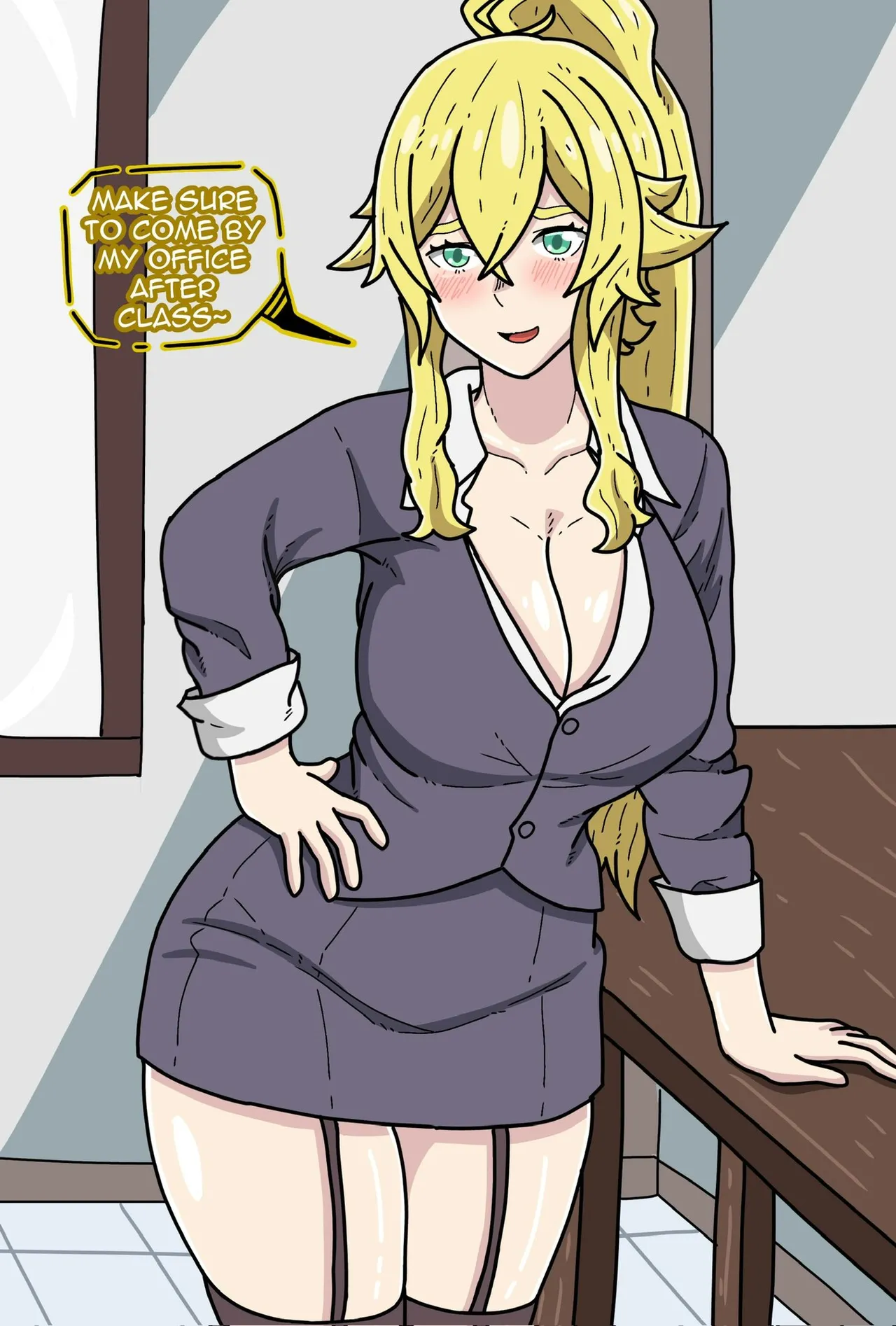 Frederica-Sensei calls for Subaru after class page 1 full