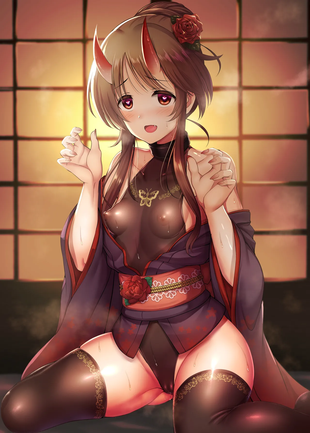 オニ藍子に性的に襲われたり屈服させたりする絵【差分＋追加絵有】 page 10 full