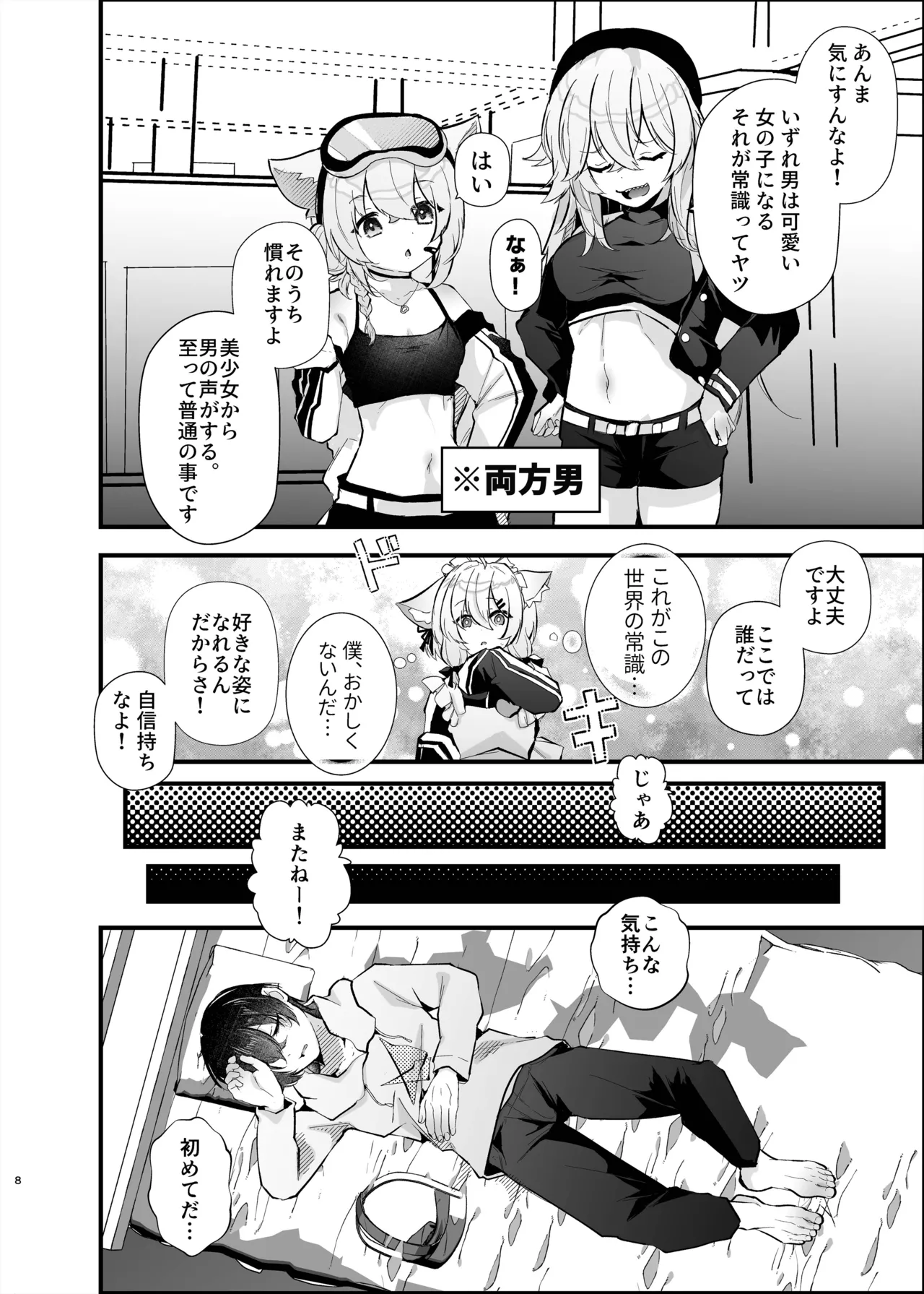 Cyber ​​Hell ~The story of how I got addicted to VRSNS and ended up becoming a woman and having sex with a woman, and my life was terrified.~ page 7 full