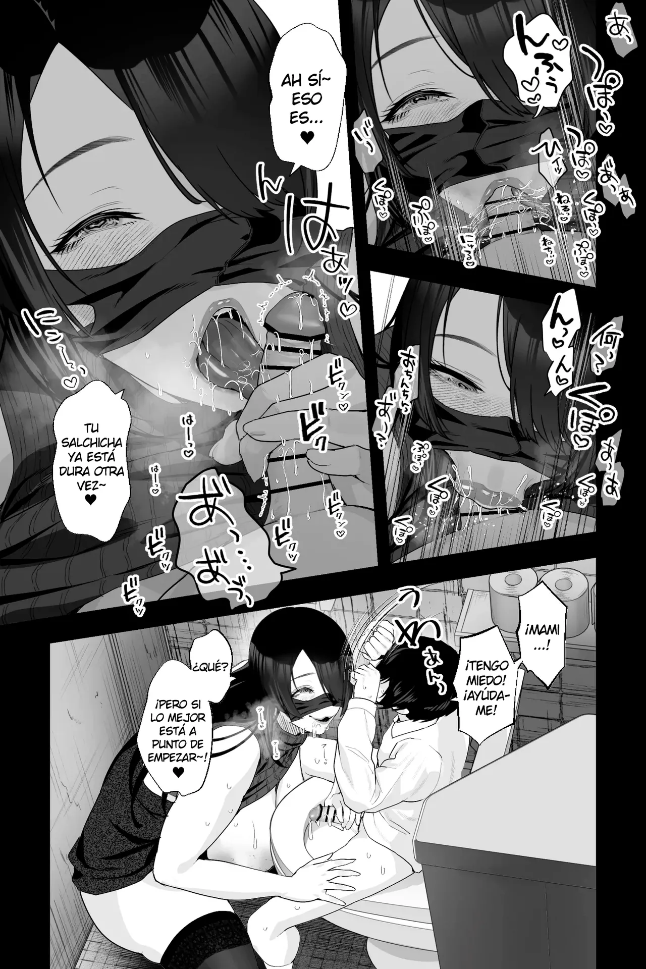 Stalker Oba-san to Onapetto no Boku ~Inran Nekura Kyo Onna Manko ni Shiboritorareru Hibi~｜La Milf Acosadora y Yo, Su Juguete Sexual ~Una Mujer Alta, Lúgubre y Lujuriosa Me Exprime Cada Día Hasta Dejarme Seco~ page 8 full