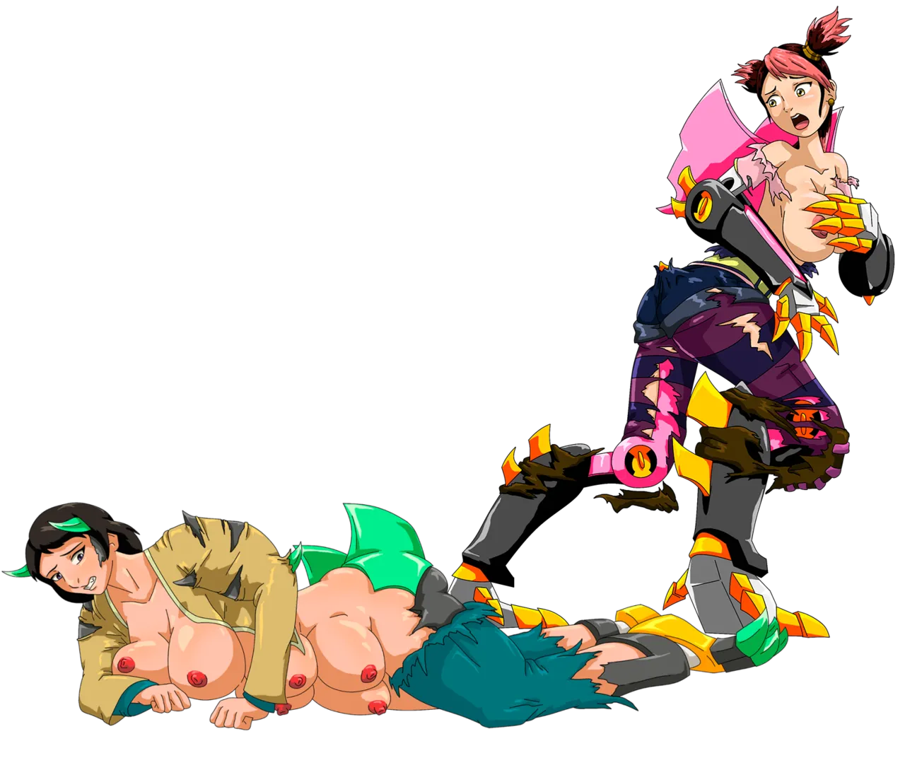 June Darby and Miko Nakadai Ravage TF &amp; Metal Friends page 4 full