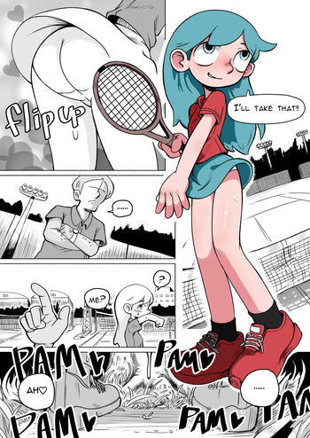 Hilda after tennis play cover