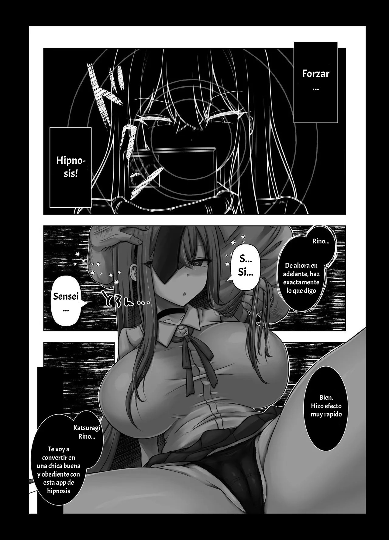 Saimin Shidou - Ochiru Rettousei｜Orientación Hipnótica - La Caída de una Estudiante Problemática page 7 full