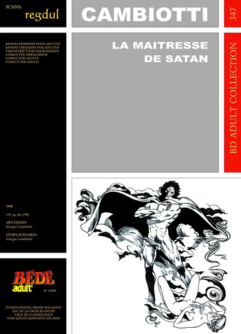 Giorgio Cambiotti - La Maitresse de Satan cover