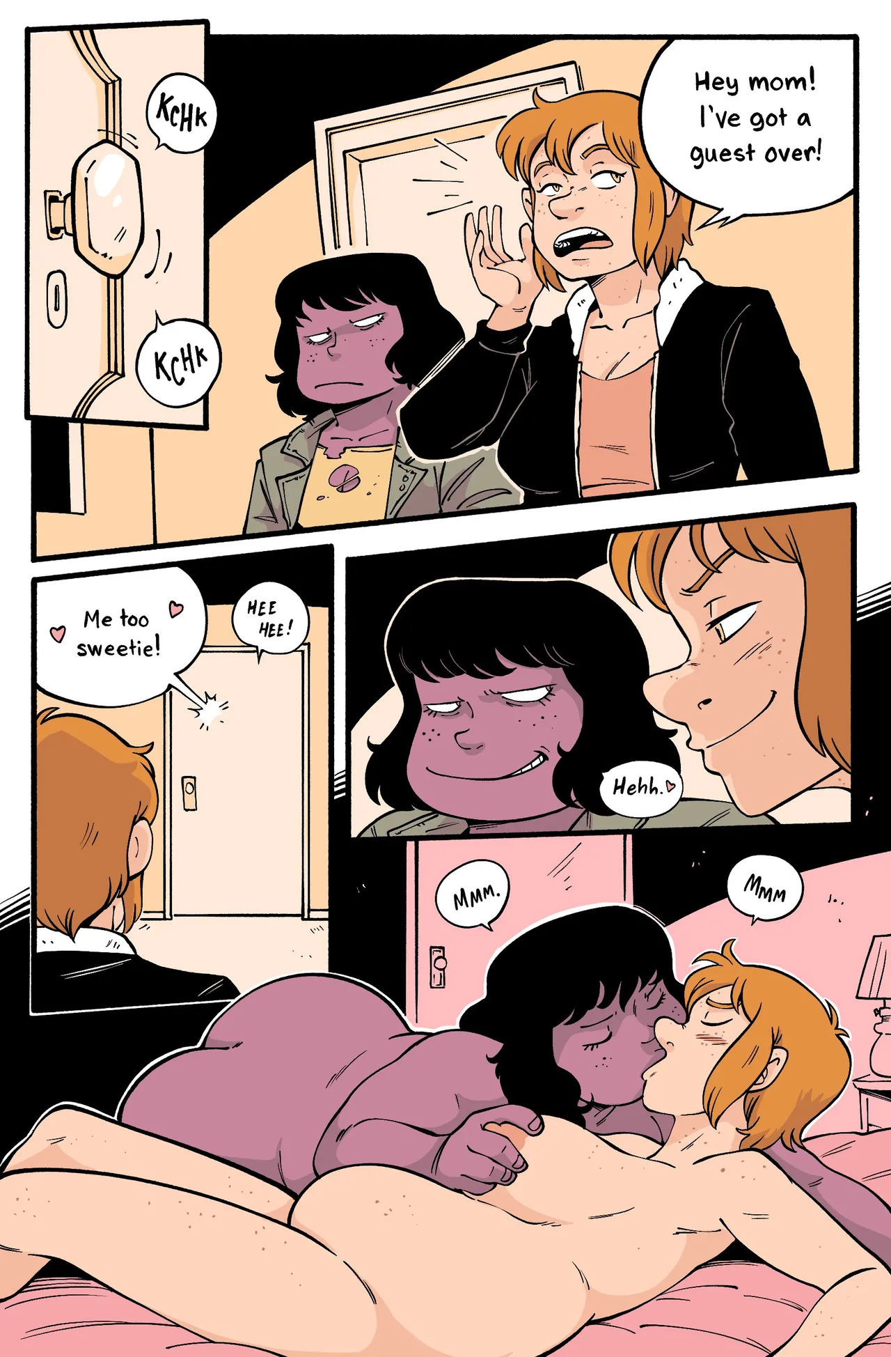 Heather Bouvier x Purple Girl: Mutual Booty Call page 1 full