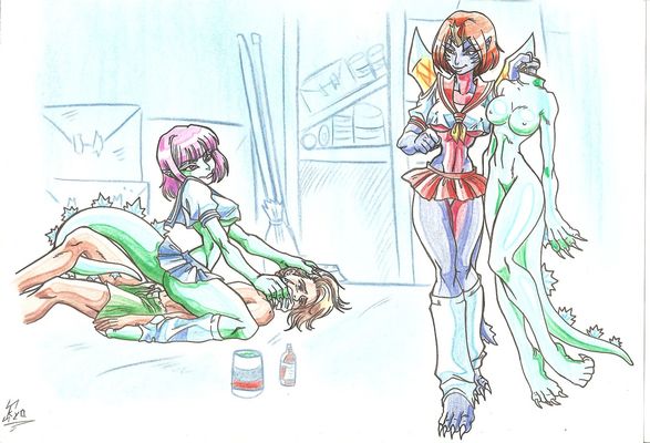 Kaiju Girls Date page 1 full