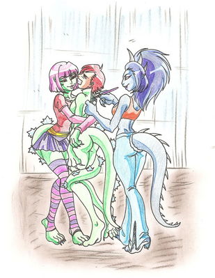 Kaiju Girls Date page 3 full
