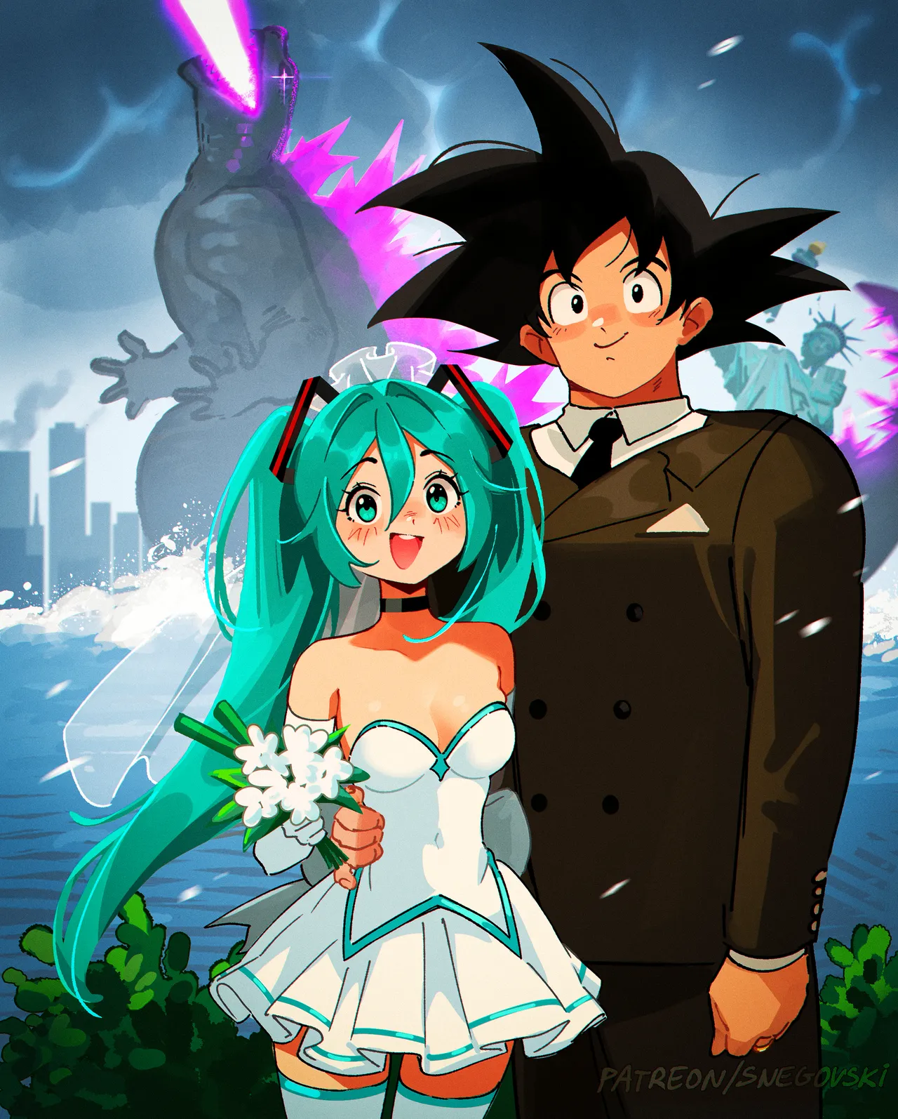Goku x Miku page 1 full