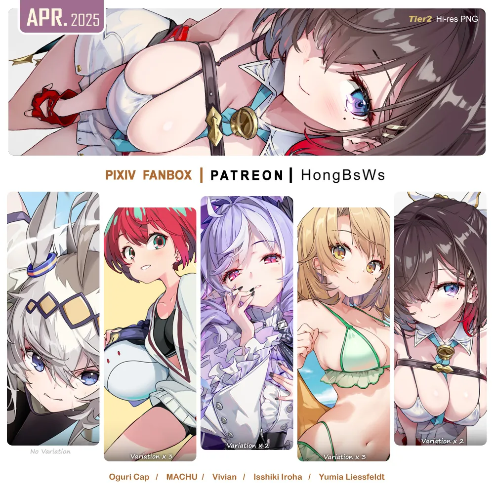 April 2025 Illustration Pack page 1 full