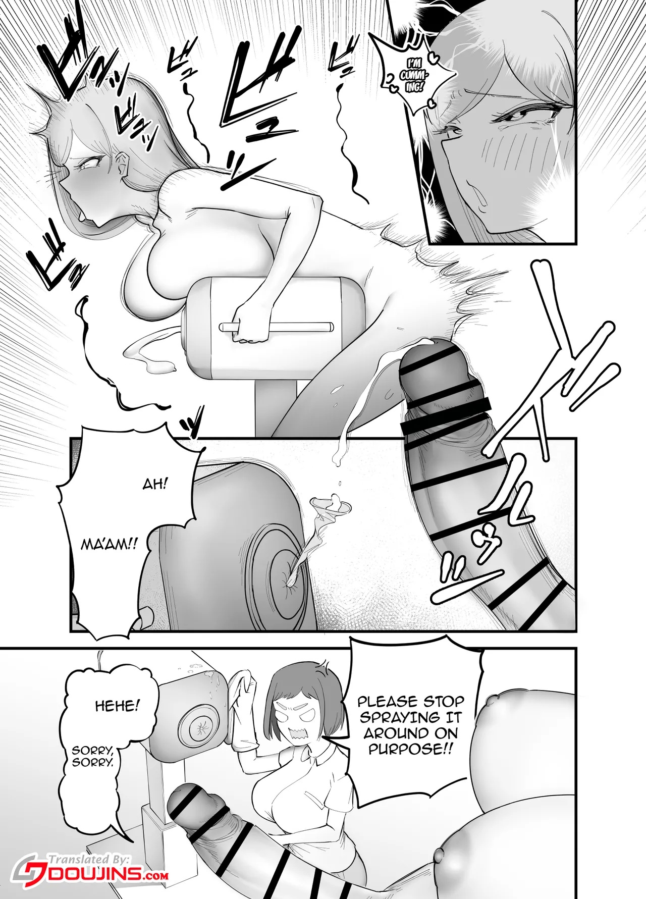 Futanari Gimesudaiten no Soujiin Beit | Part-Time Job As A Cleaner In A Breeding Mount Shop For Futanaris page 5 full