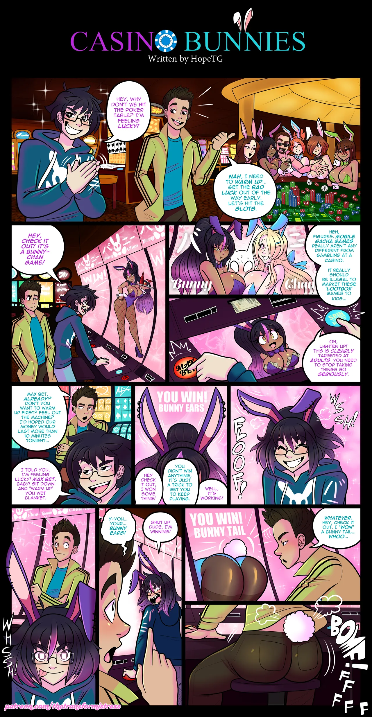 Casino Bunnies page 1 full