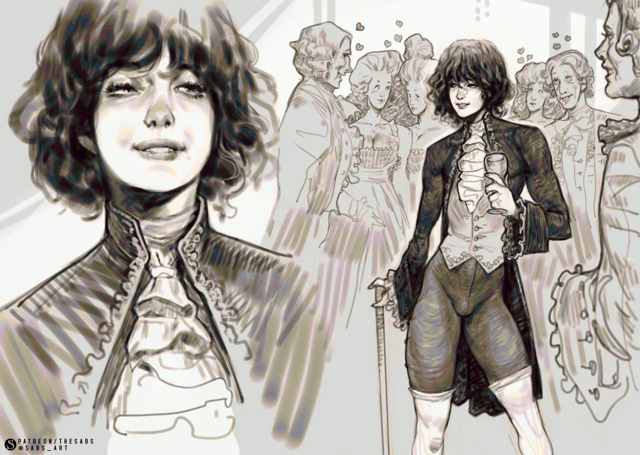 18th Century Femboy page 1 full