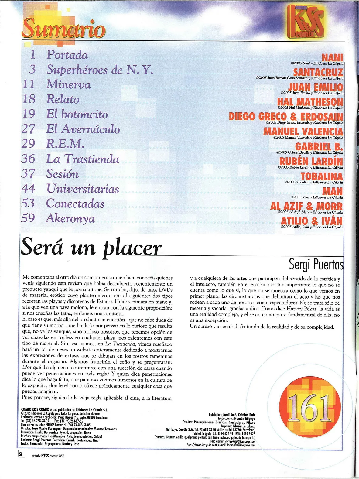 Kiss Comix #161 page 2 full